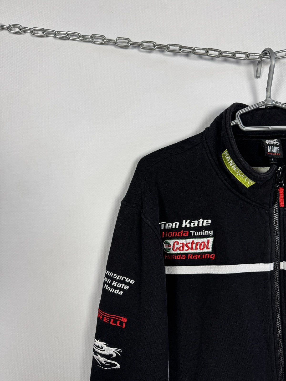 Honda Honda Racing Full Zip Jacket Madif Bikewear Castrol Size L Size US L / EU 52-54 / 3 - 3 Thumbnail