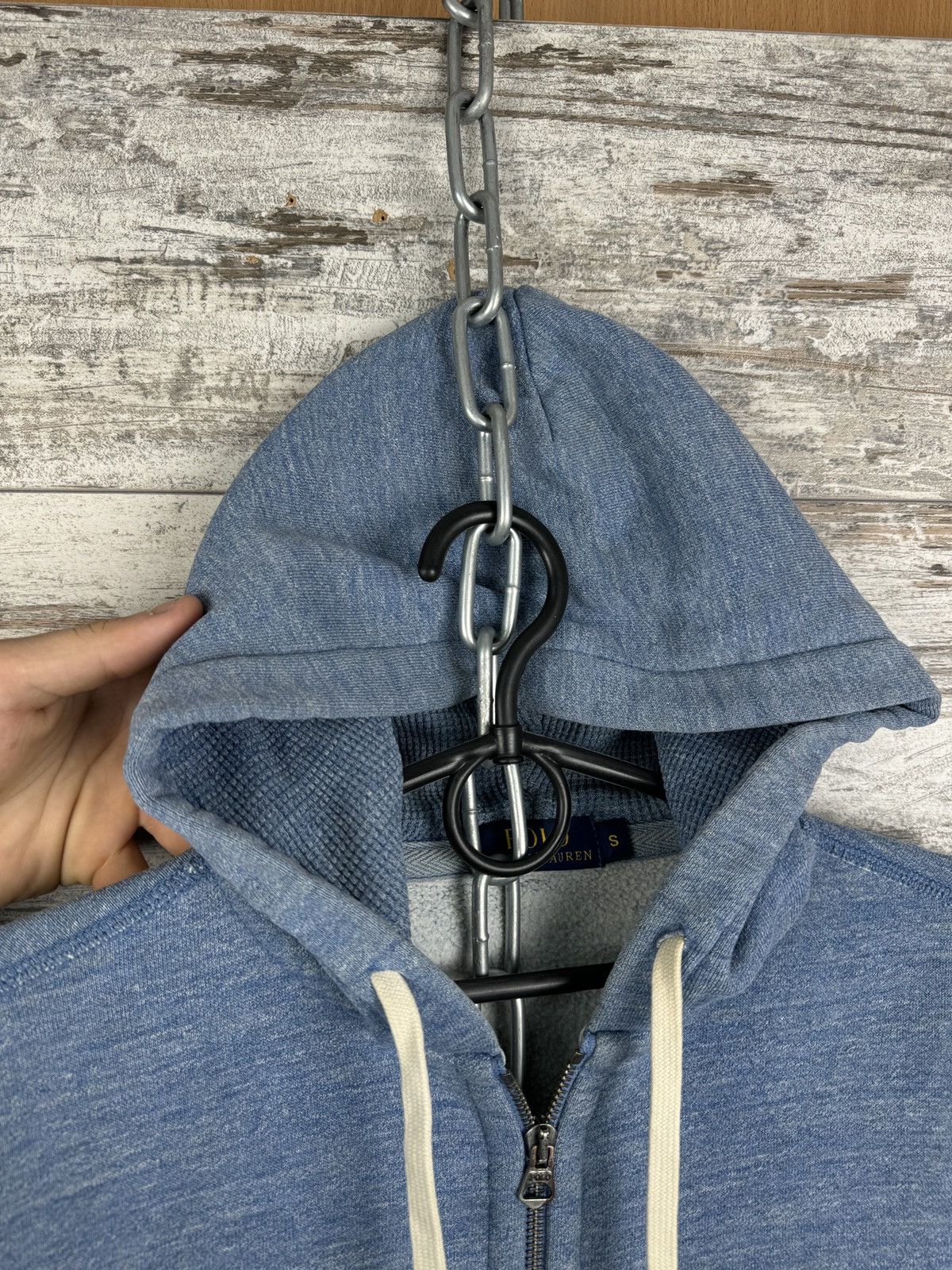 Polo Ralph Lauren Mens Vintage Polo Ralph Lauren Zip Hoodie rugby jacket Size US S / EU 44-46 / 1 - 7 Thumbnail