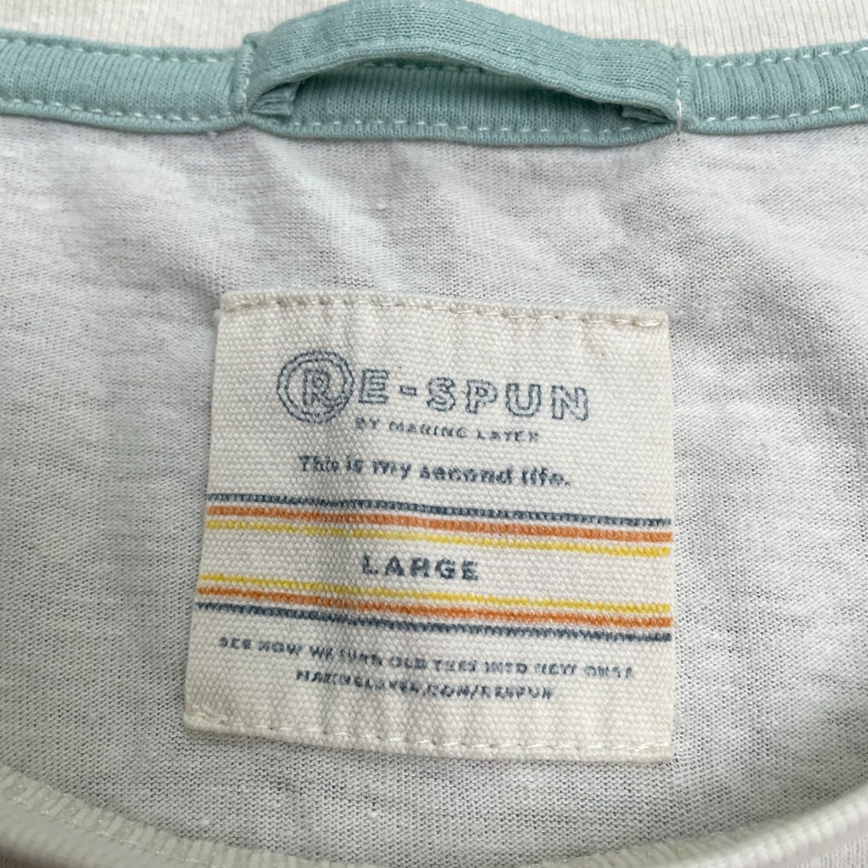 Marine Layer Marine Layer T-Shirt Men L Crew Neck Short Sleeve White Blue Red Multicolor Cotton Blend Logo Classic Outdoor 90s (if applicable) Mens Size US L / EU 52-54 / 3 - 7 Thumbnail