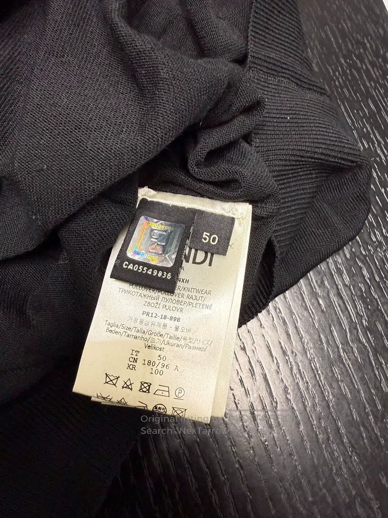 Fendi Fendi Monogrammed Double F Knit Top Size US M / EU 48-50 / 2 - 8 Thumbnail