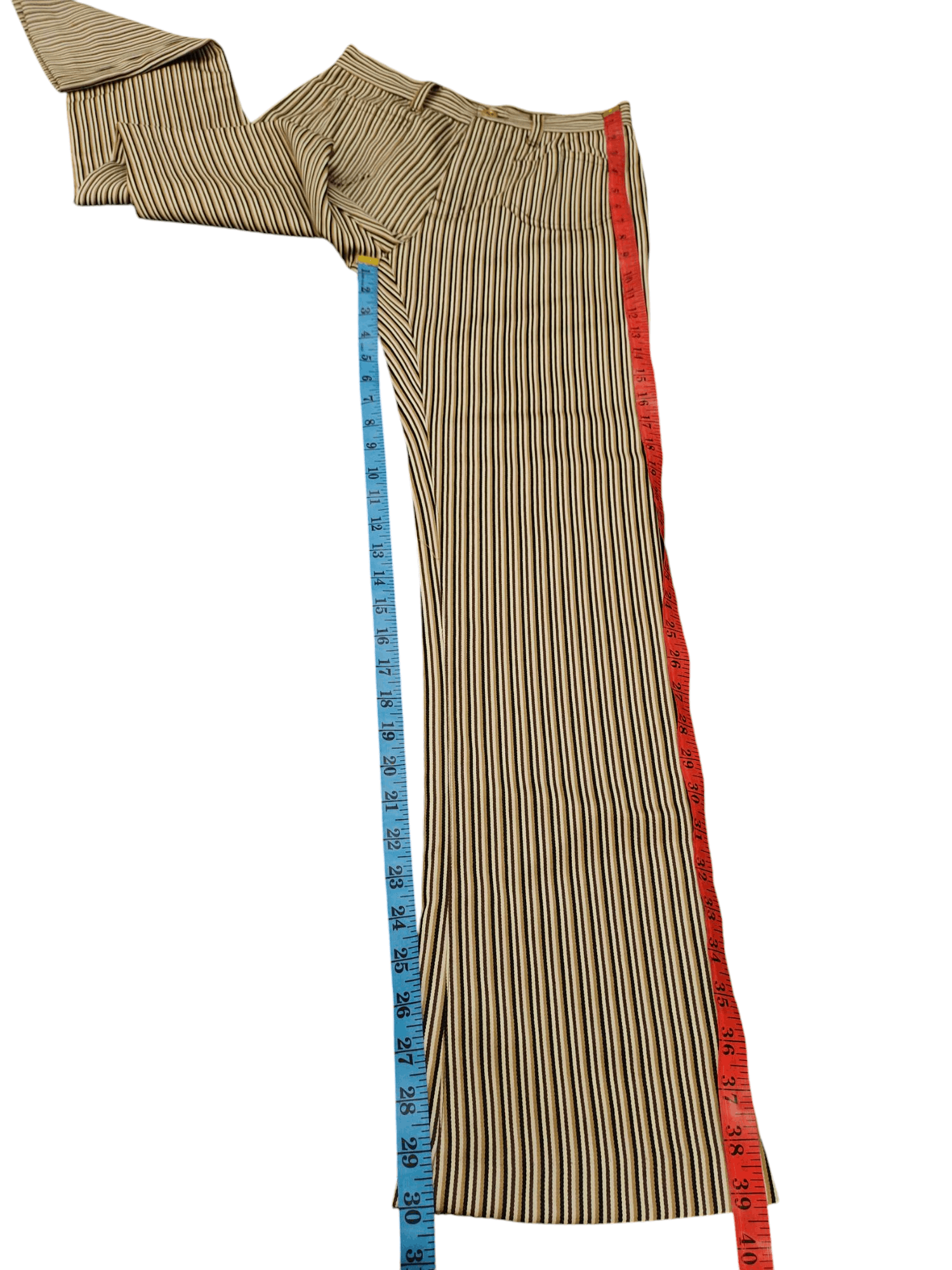 Hysteric Glamour Flare Pants Hysteric Glamour Striped Pants Bootcut 90s Size US 26 / EU 42 - 17 Thumbnail