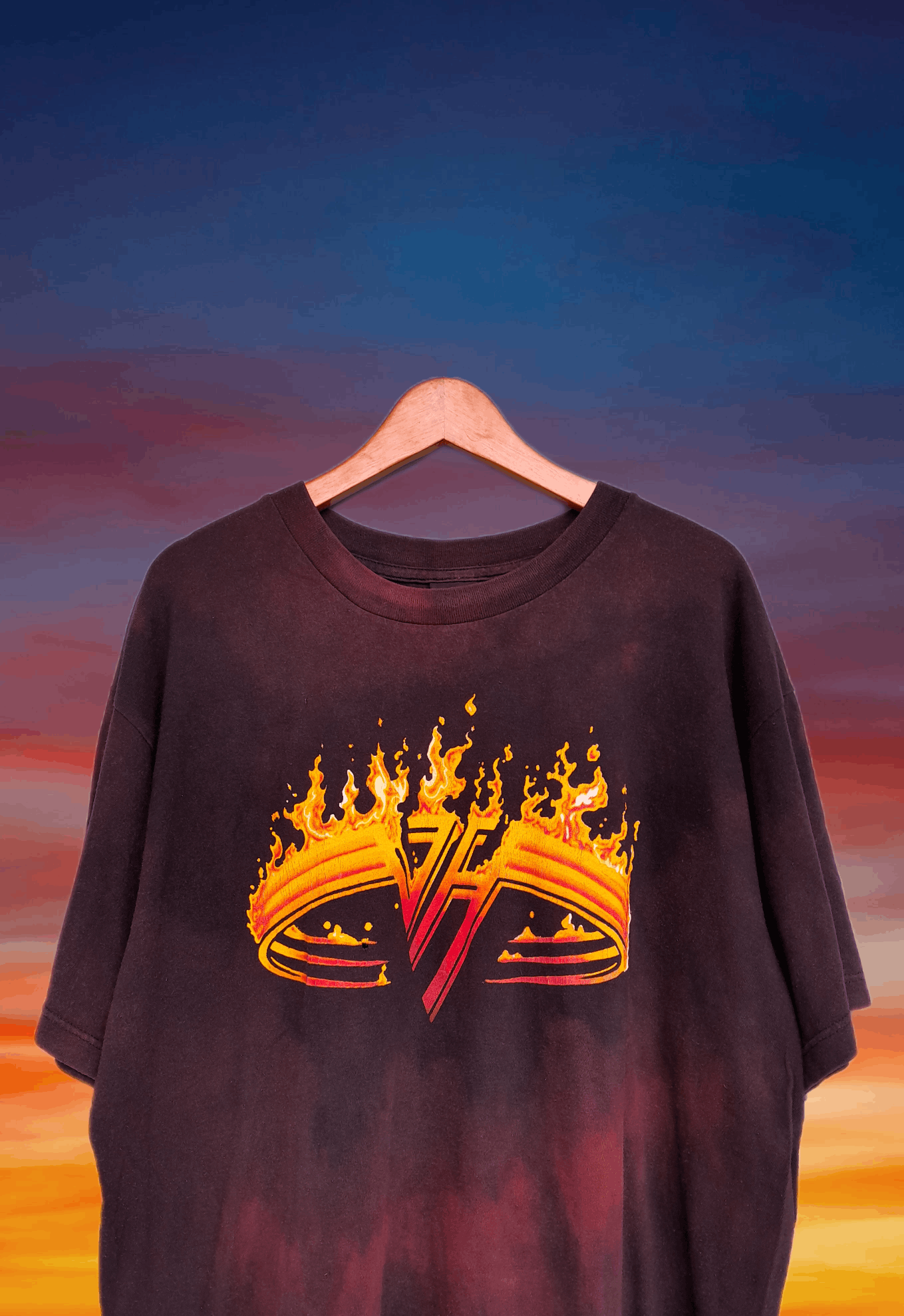 Rap Tees Vintage late 90s VAN HALEN shirt Rap tee style Size US XL / EU 56 / 4 - 3 Thumbnail