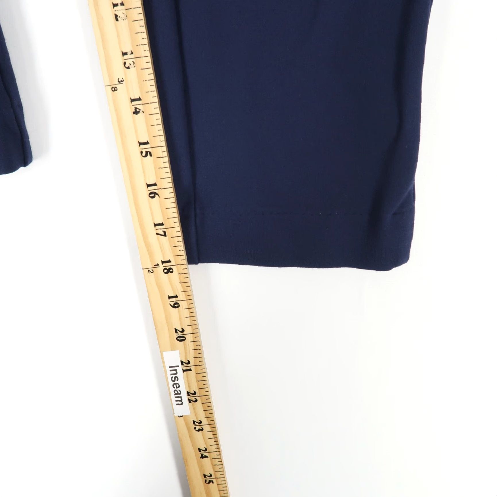 Rag & Bone rag & bone Simone Pants Womens 6 Blue Slim Fit Back Zip Capri Ponte Shirt Size 28" / US 6 / IT 42 - 7 Thumbnail