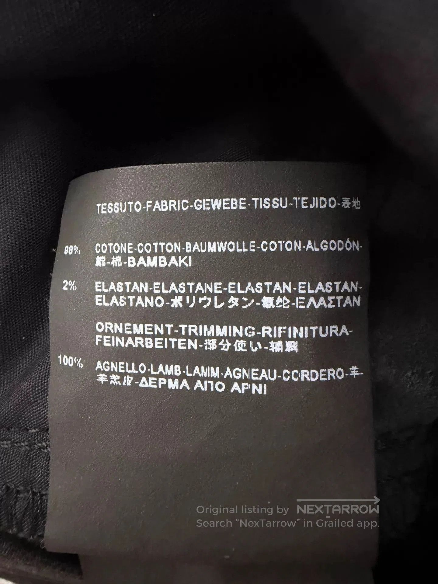 Saint Laurent Paris Black Denim Pants with Leather Panels and Zippers. Size US 32 / EU 48 - 7 Thumbnail