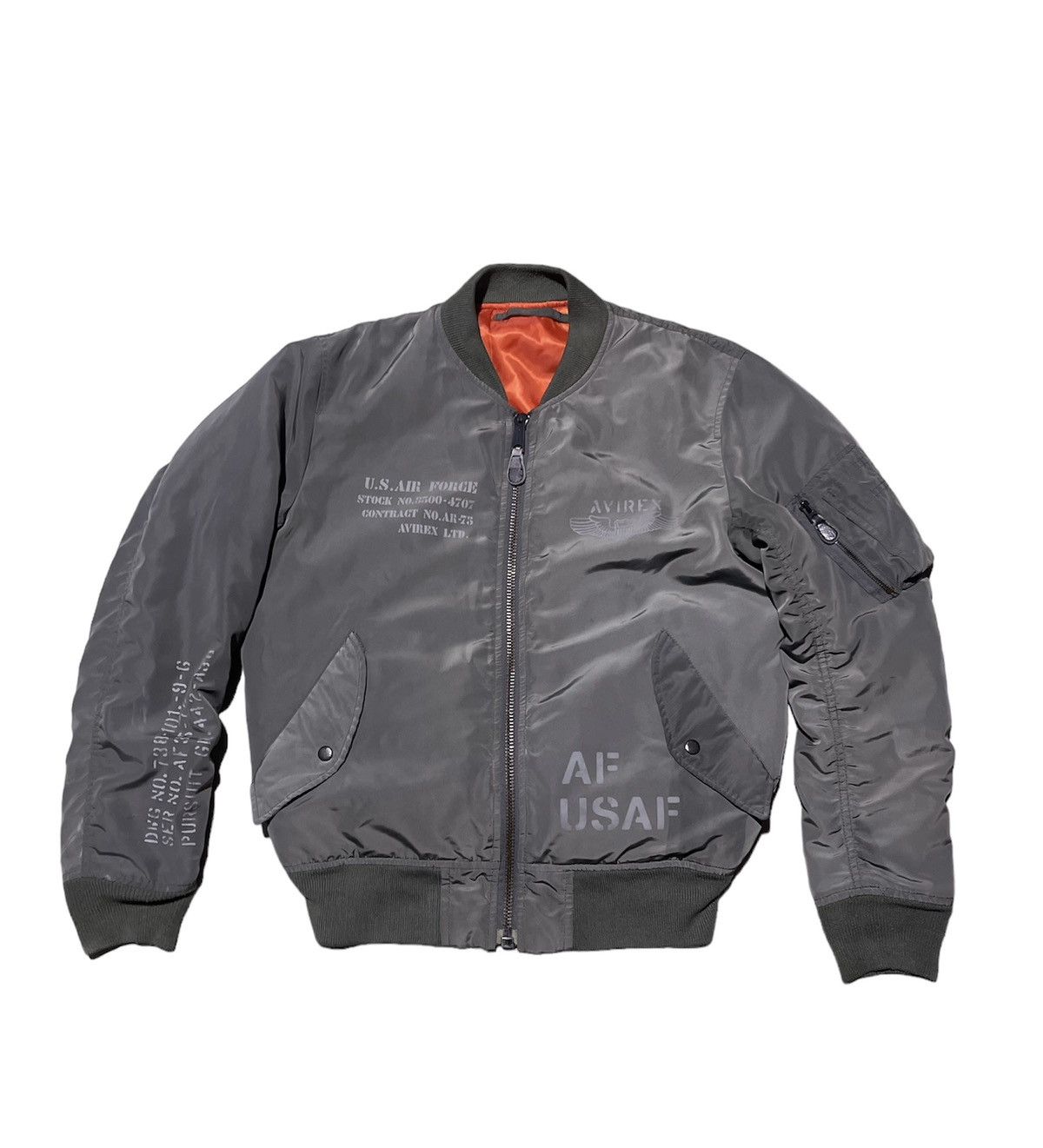 Avirex 🔥RARE🔥 VINTAGE AVIREX US AIRFORCE REVESIBLE BOMBER JACKET Size US M / EU 48-50 / 2 - 1 Thumbnail