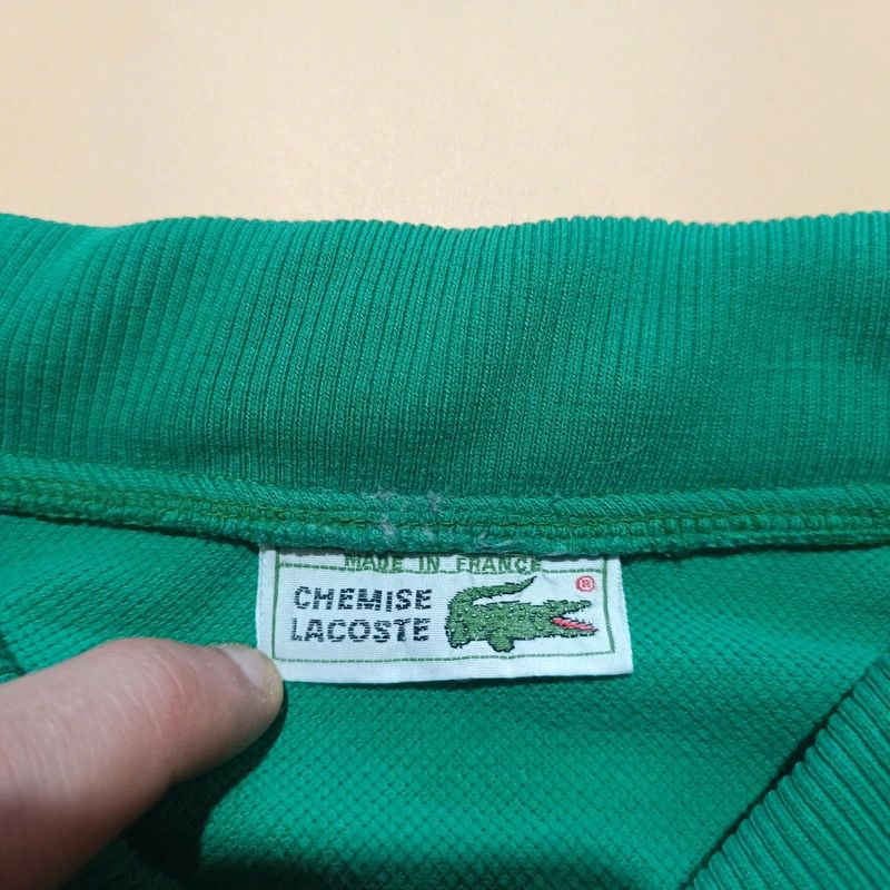 Lacoste Vintage 80s 90s Chemise Lacoste Club Green Zip Up Hoodie M Size US M / EU 48-50 / 2 - 7 Thumbnail