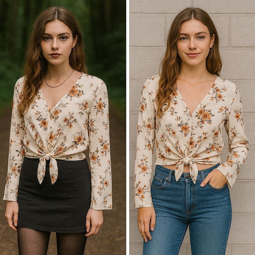 Other Love, Fire Women Floral Cropped Top Med Y2K Revival Fairy Gr Size M / US 6-8 / IT 42-44 - 1 Thumbnail