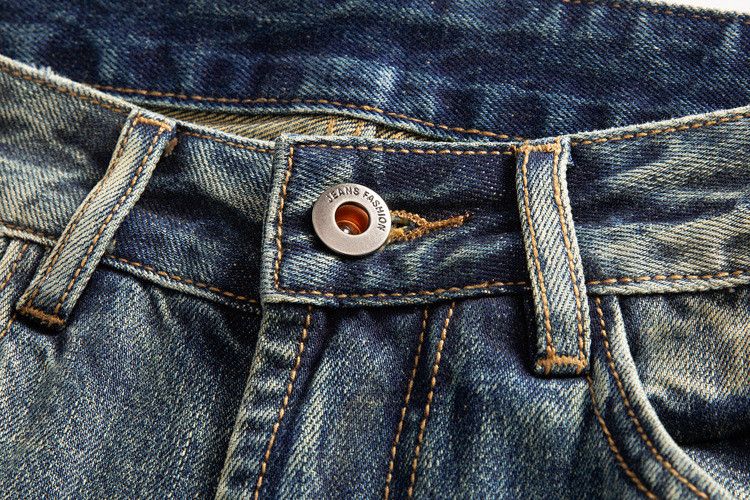 Japanese Brand × Jean Men's gradient distressed casual washed jeans Size US 32 / EU 48 - 4 Thumbnail