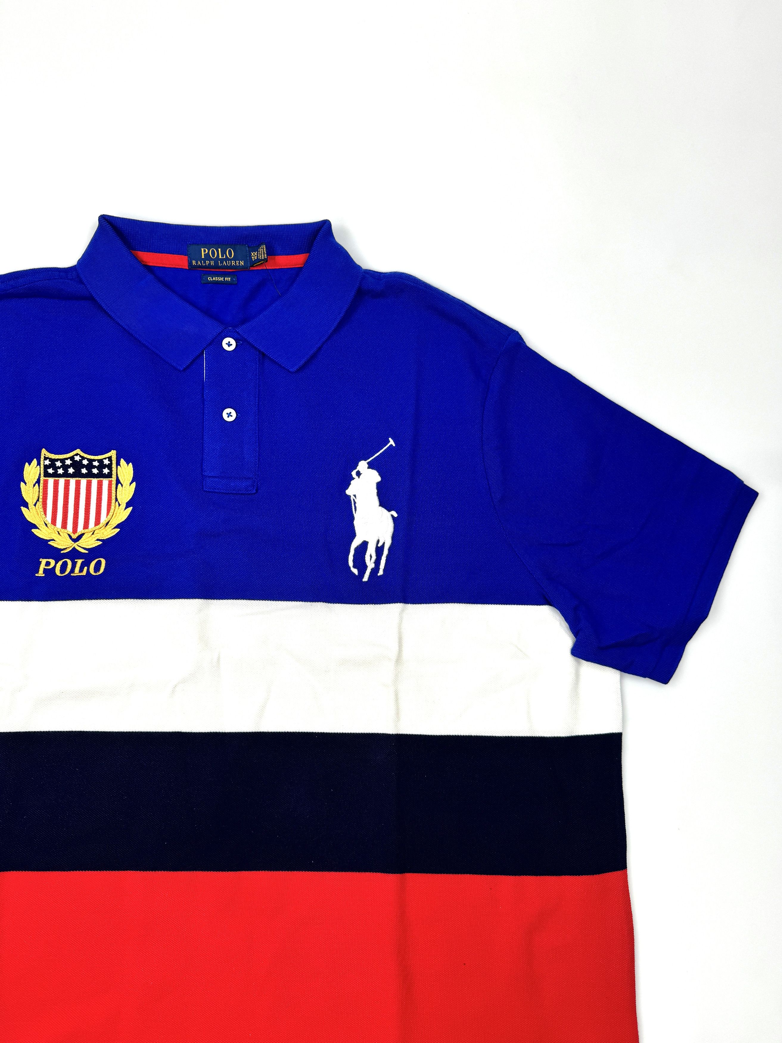 Polo Ralph Lauren POLO RALPH LAUREN XXL CLASSIC FIT SHIELD MESH POLO SHIRT Size US XXL / EU 58 / 5 - 6 Thumbnail
