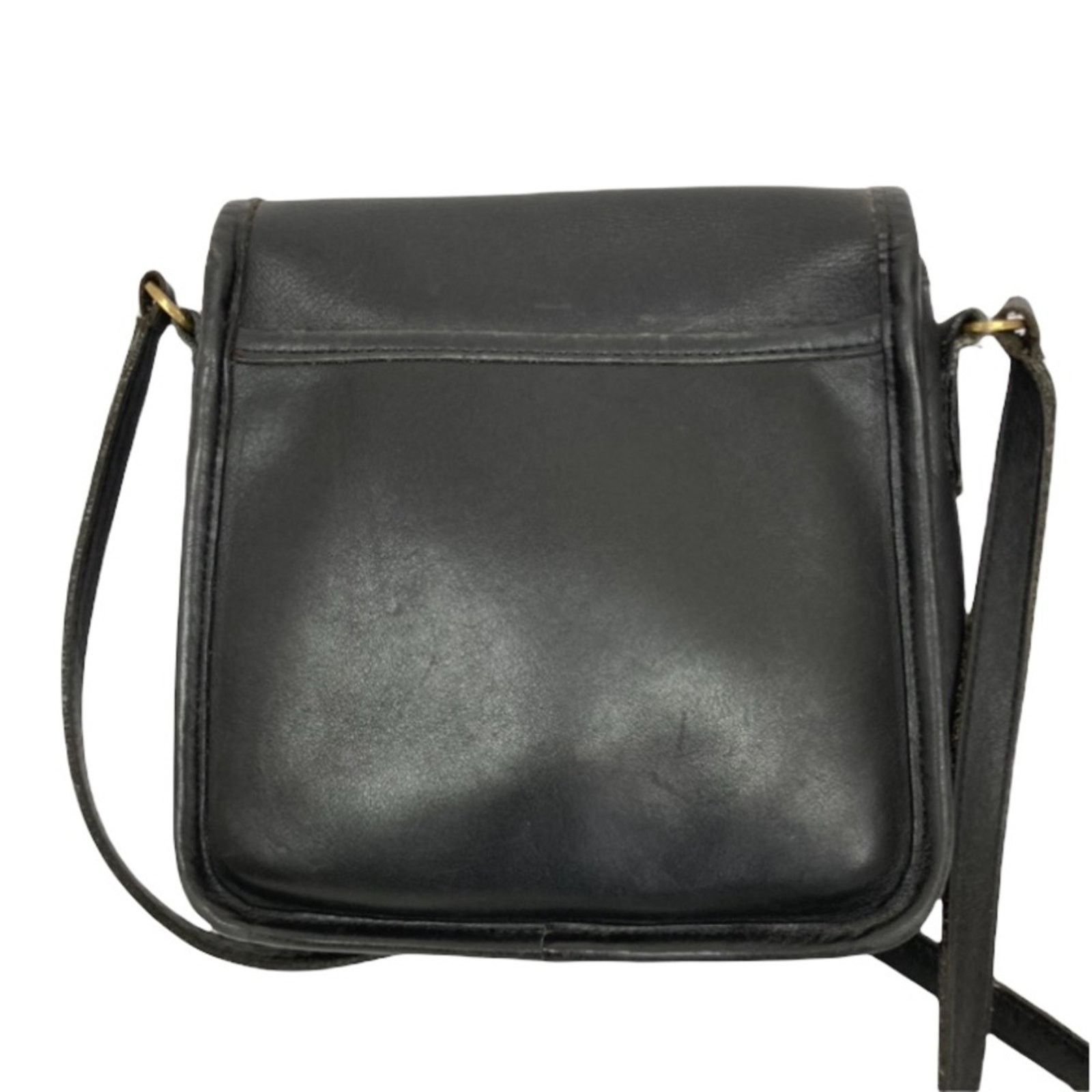 Coach Vintage Coach Black Leather Turnlock Crossbody Bag Size ONE SIZE - 3 Thumbnail