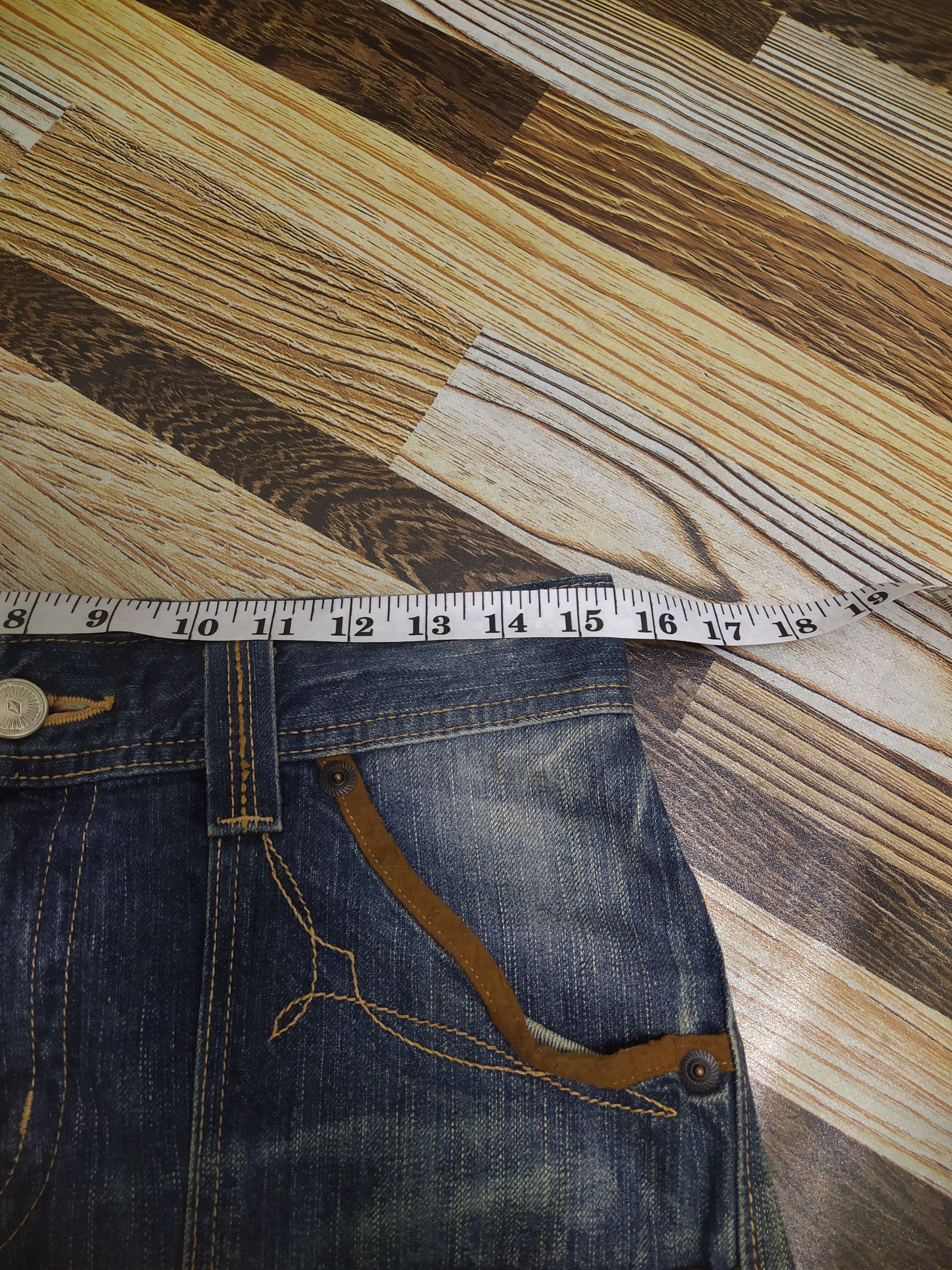 Edwin EDWIN XV "Exclusive Vintage" Distressed Wester Jeans Size US 31 - 14 Thumbnail