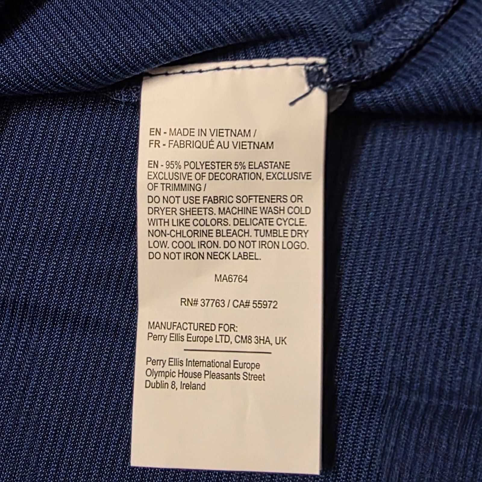 Callaway Callaway Core Golf Polo Men’s XL Blue Opti‑Dri Stretch Size US XL / EU 56 / 4 - 4 Thumbnail