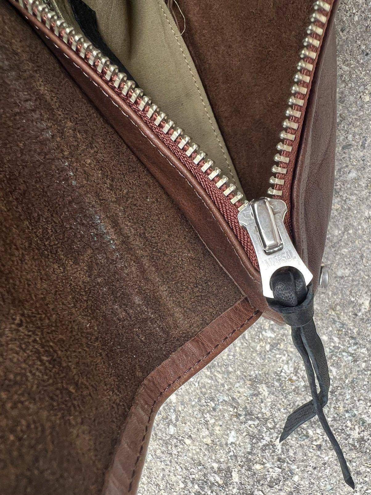 Leather Far Eastern Enthusiast Japan Patina Leather Clutch Bag Size ONE SIZE - 15 Thumbnail