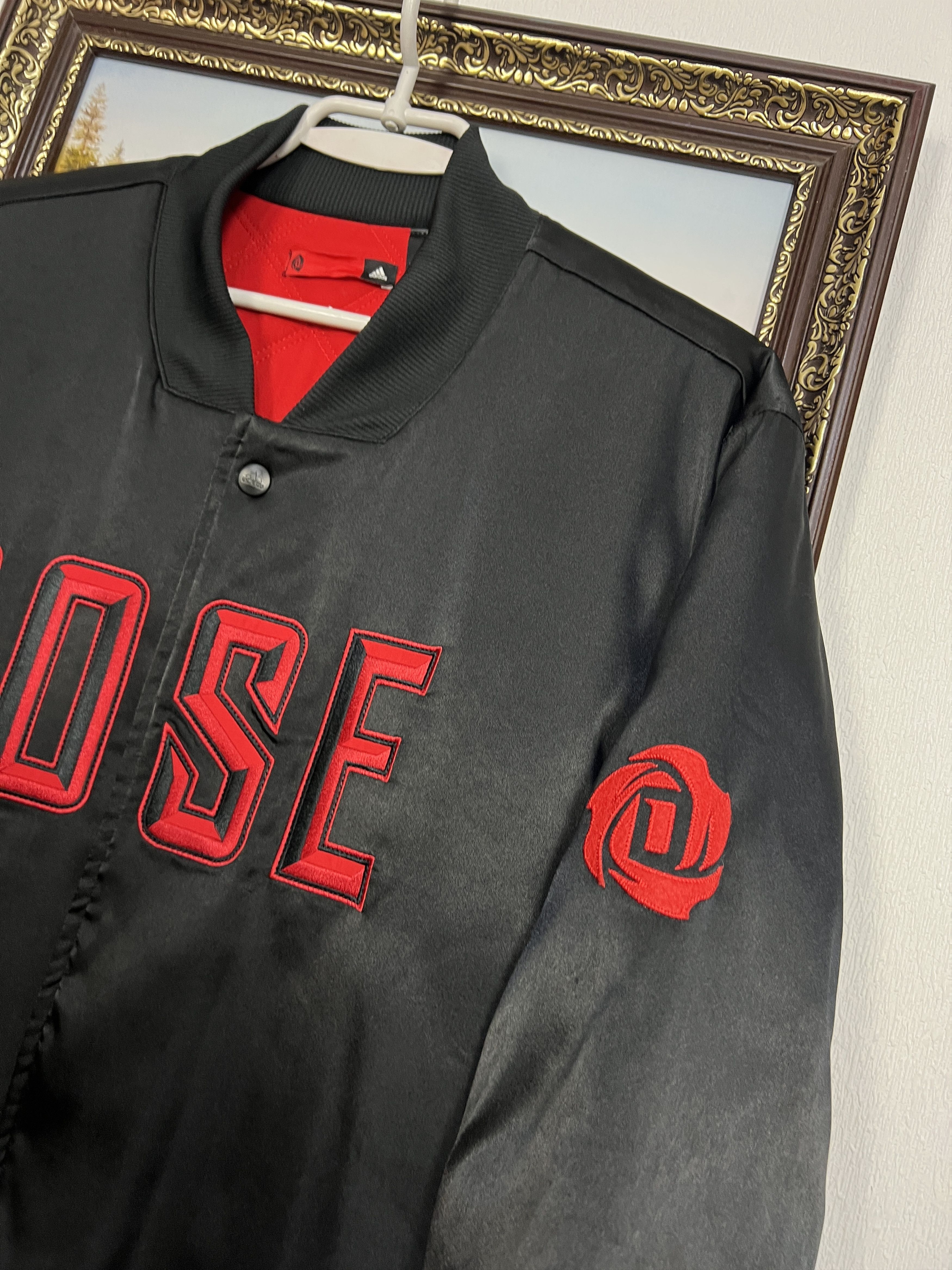Adidas Adidas Chicago Bulls Derrick Rose Satin Bomber Jacket NBA Size US L / EU 52-54 / 3 - 4 Thumbnail