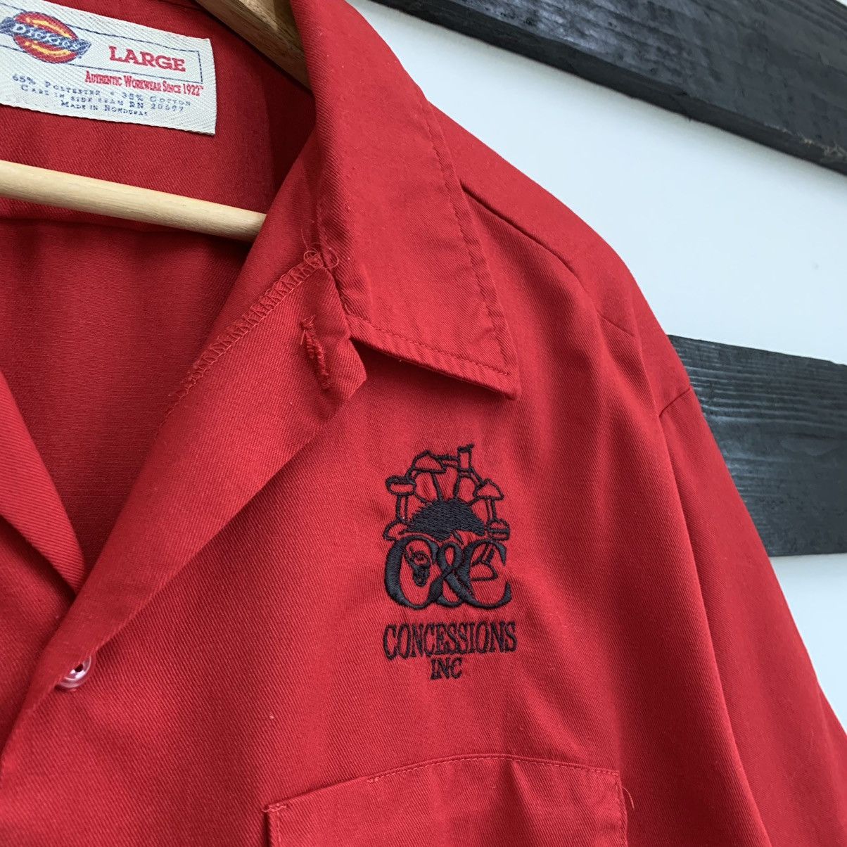 Dickies × Vintage Dickies Open Collar Workwear Shirt Size US XL / EU 56 / 4 - 5 Thumbnail