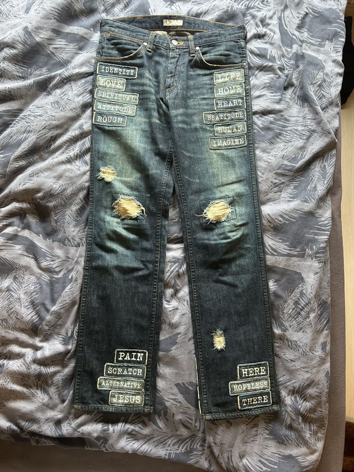Number (N)ine Number Nine SS02 “The Modern Age” Hipster Pants