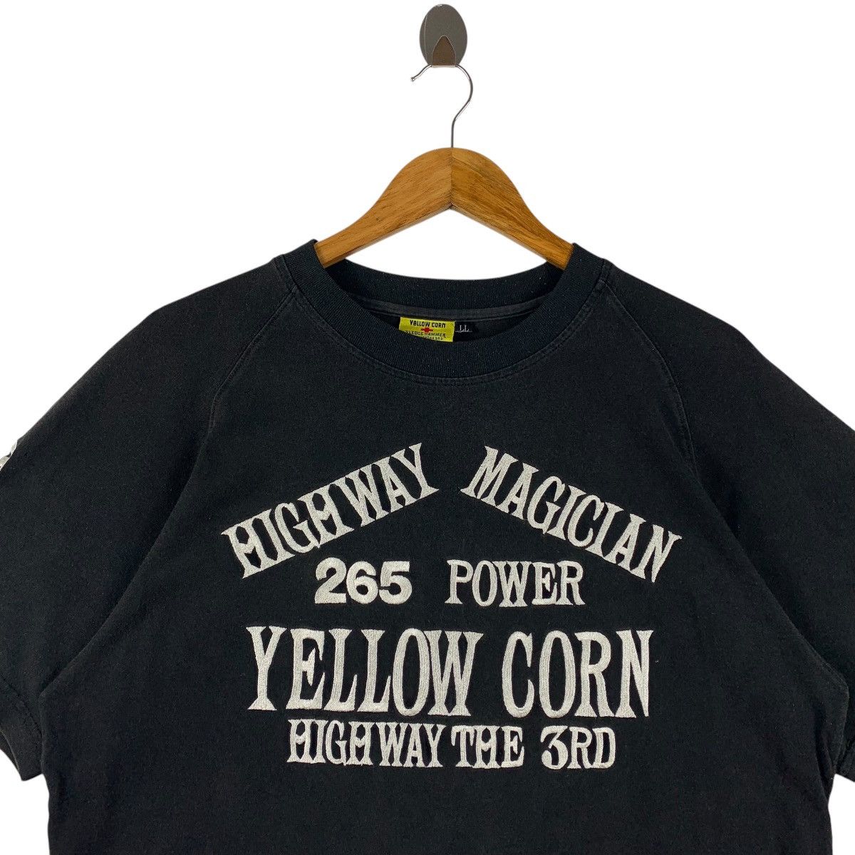 Japanese Brand × YELLOW CORN YELLOW CORN embroidery spellout racing tee Size US L / EU 52-54 / 3 - 2 Thumbnail