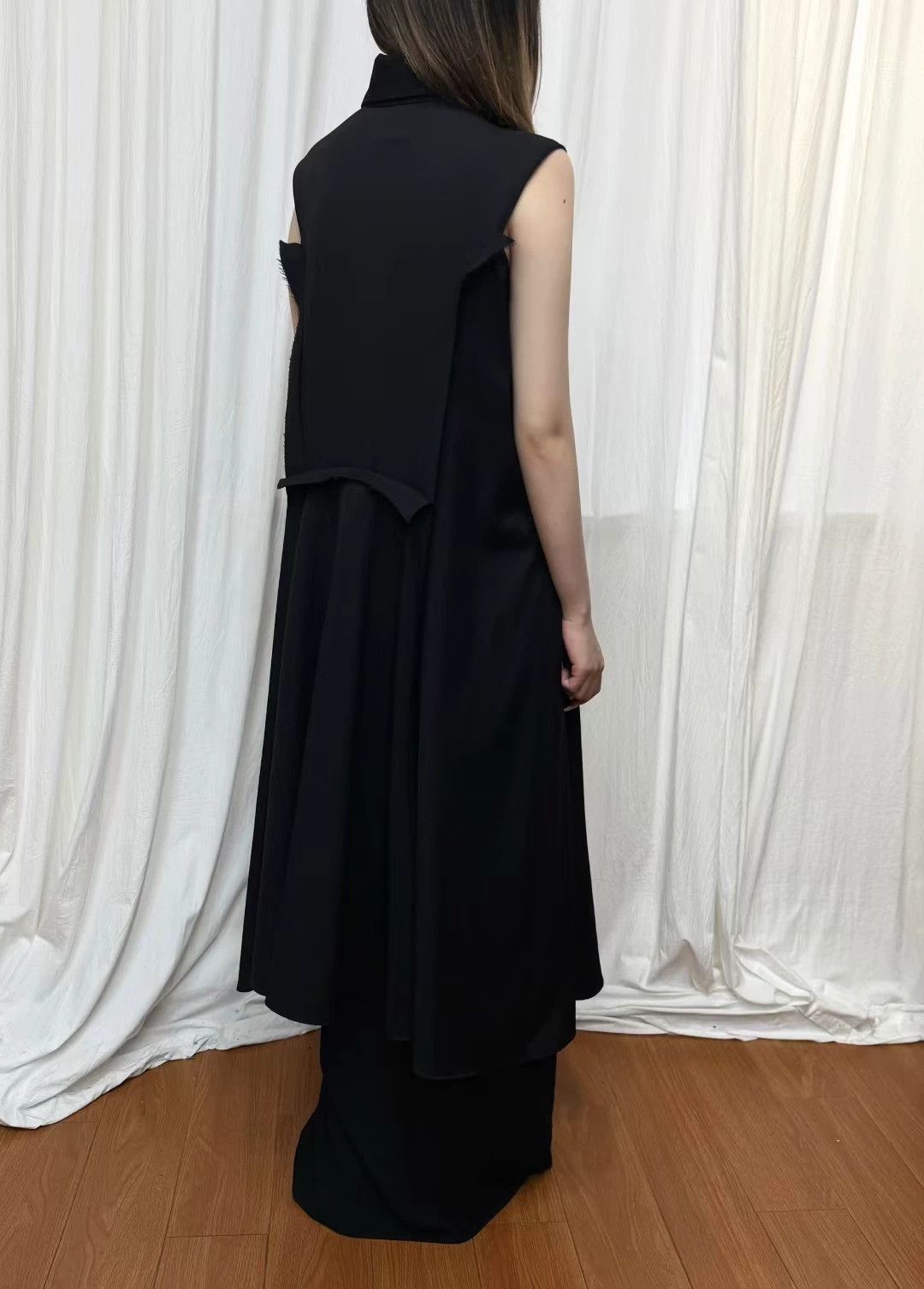 Yohji Yamamoto Yohji 11aw Wool Deconstructed Dress Size S / US 4 / IT 40 - 6 Thumbnail