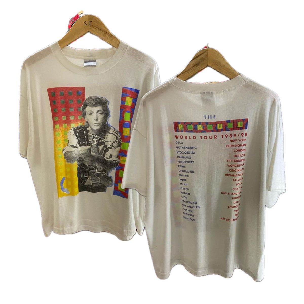 Band Tees × Vintage Paul Mccartney The New World Tour 1989/90 Size US XL / EU 56 / 4 - 4 Thumbnail