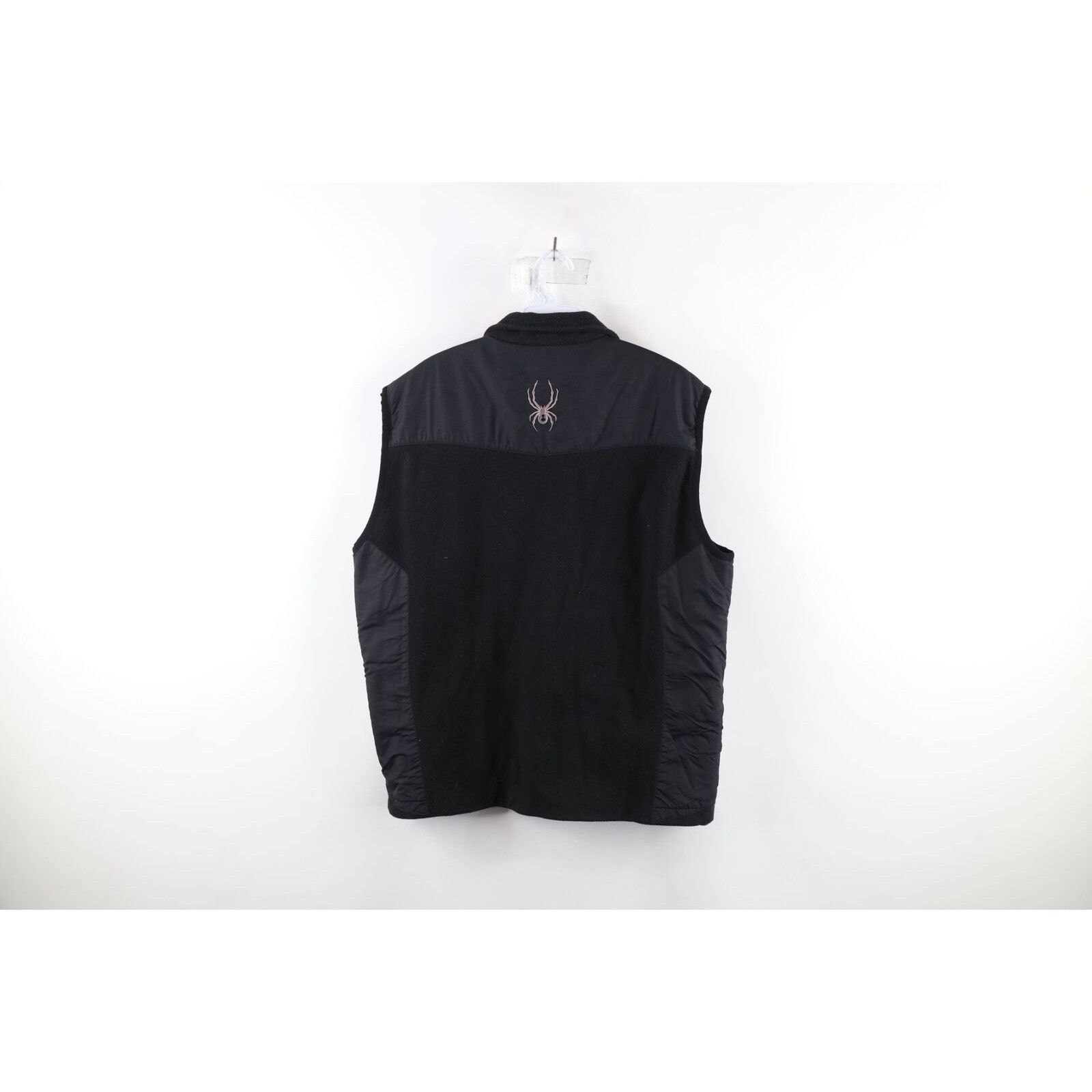 Spyder × Vintage Vintage 90s Spyder Distressed Spell Out Fleece Vest Jacket Size US M / EU 48-50 / 2 - 10 Thumbnail