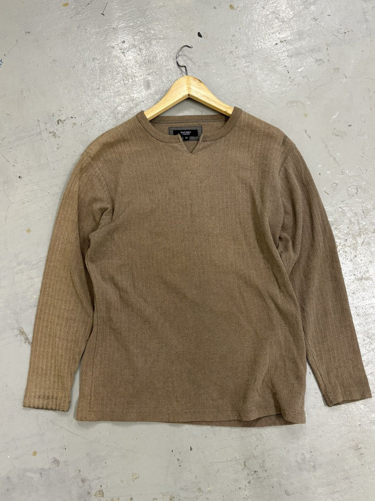 Yohji Yamamoto Yohji Yamamoto Sacsny Ysaccs henley cotton shirt Size US M / EU 48-50 / 2 - 5 Thumbnail