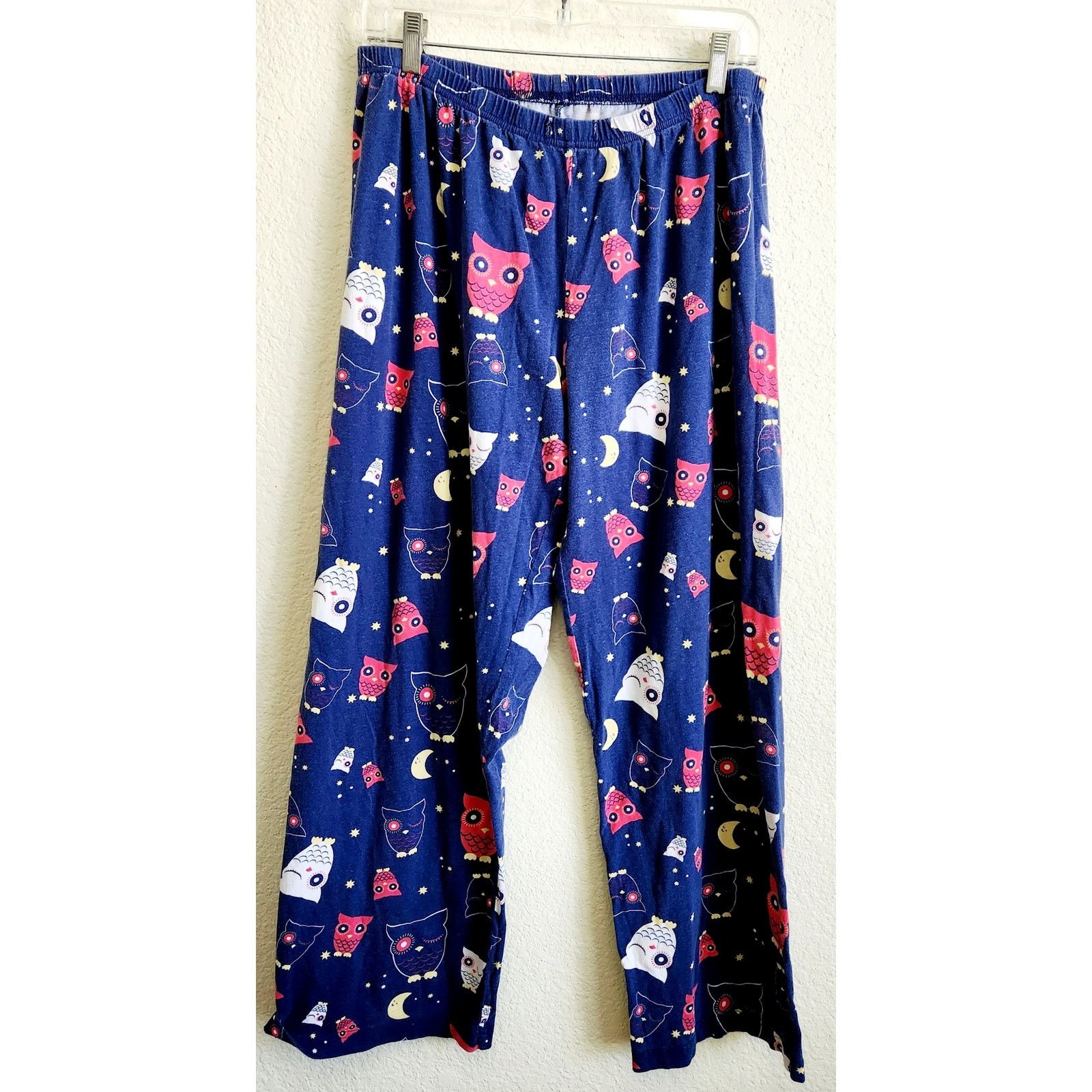 Other Pajama Gram Blue Owl Print PJ Bottoms Medium Lightweight Size 30" / US 8 / IT 44 - 1 Thumbnail