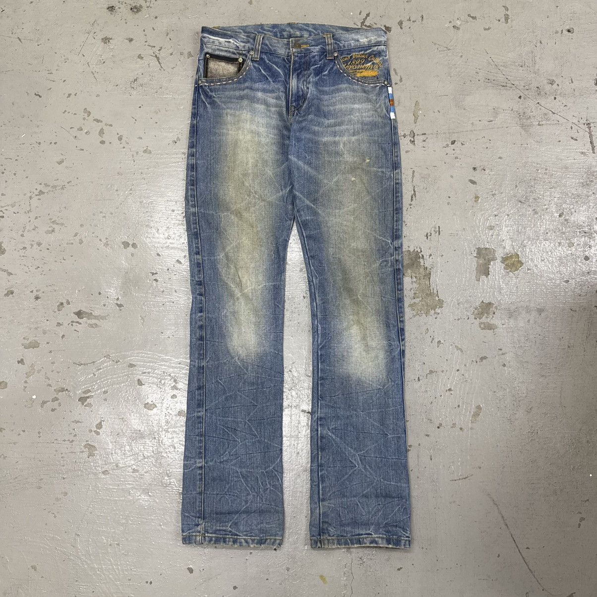 Native Native Geronimo Japan Artvillage Apache Mudwash Pants Size US 32 / EU 48 - 2 Thumbnail
