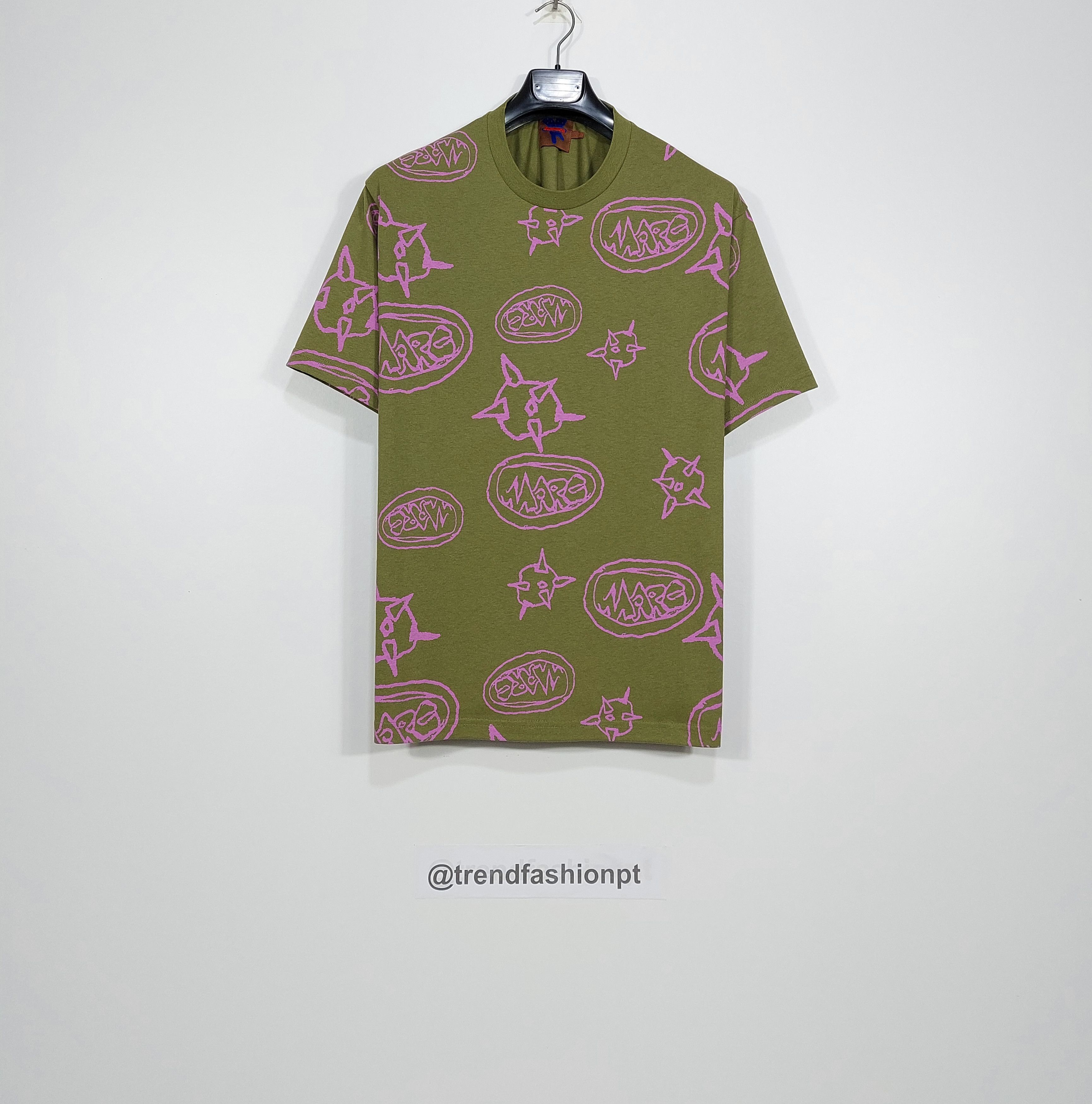 Heaven by Marc Jacobs spikes print tshirt - green / pink XL Size US XL / EU 56 / 4 - 1 Thumbnail