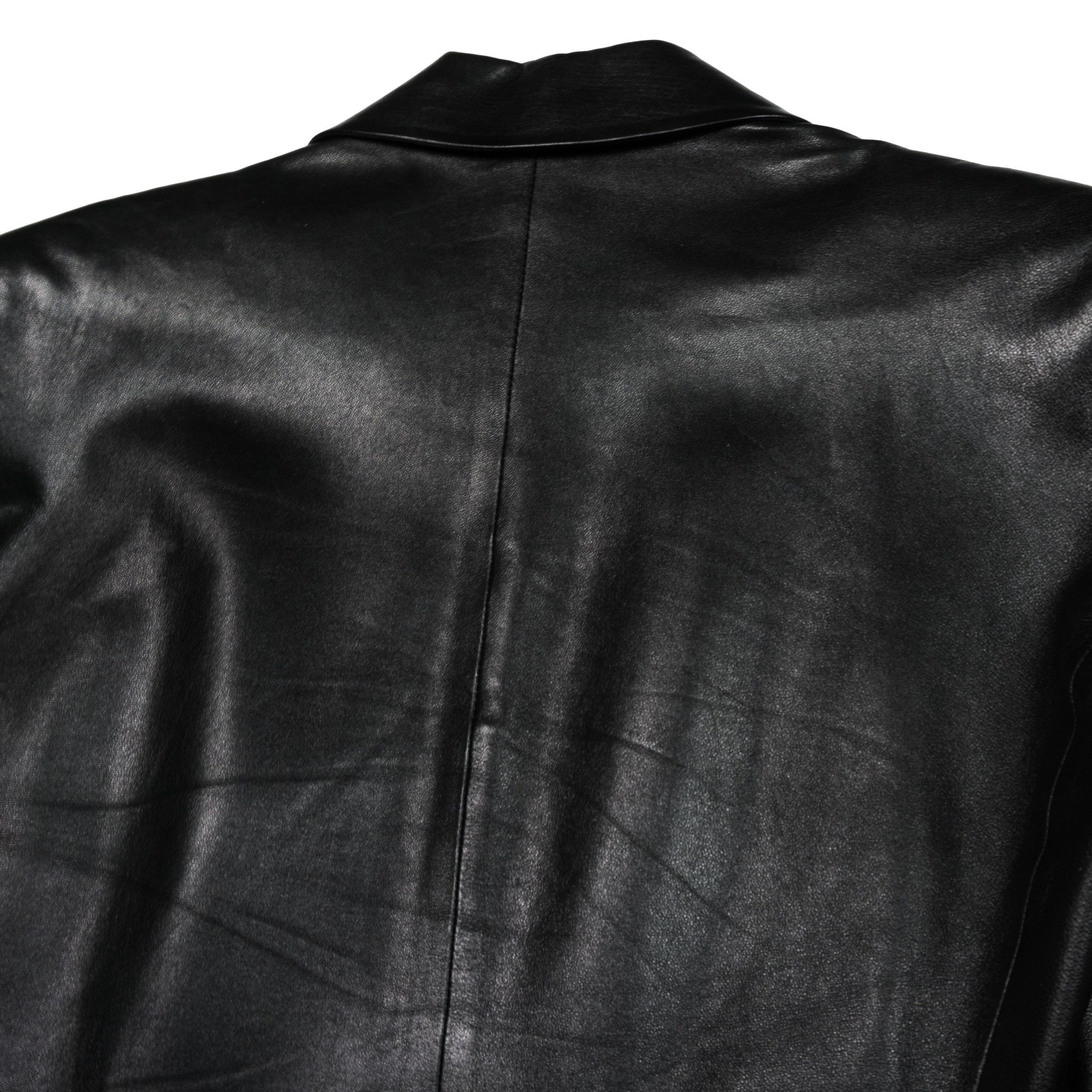 Gucci Gucci by Tom Ford AW01 Belted Leather Jacket Size M / US 6-8 / IT 42-44 - 8 Thumbnail