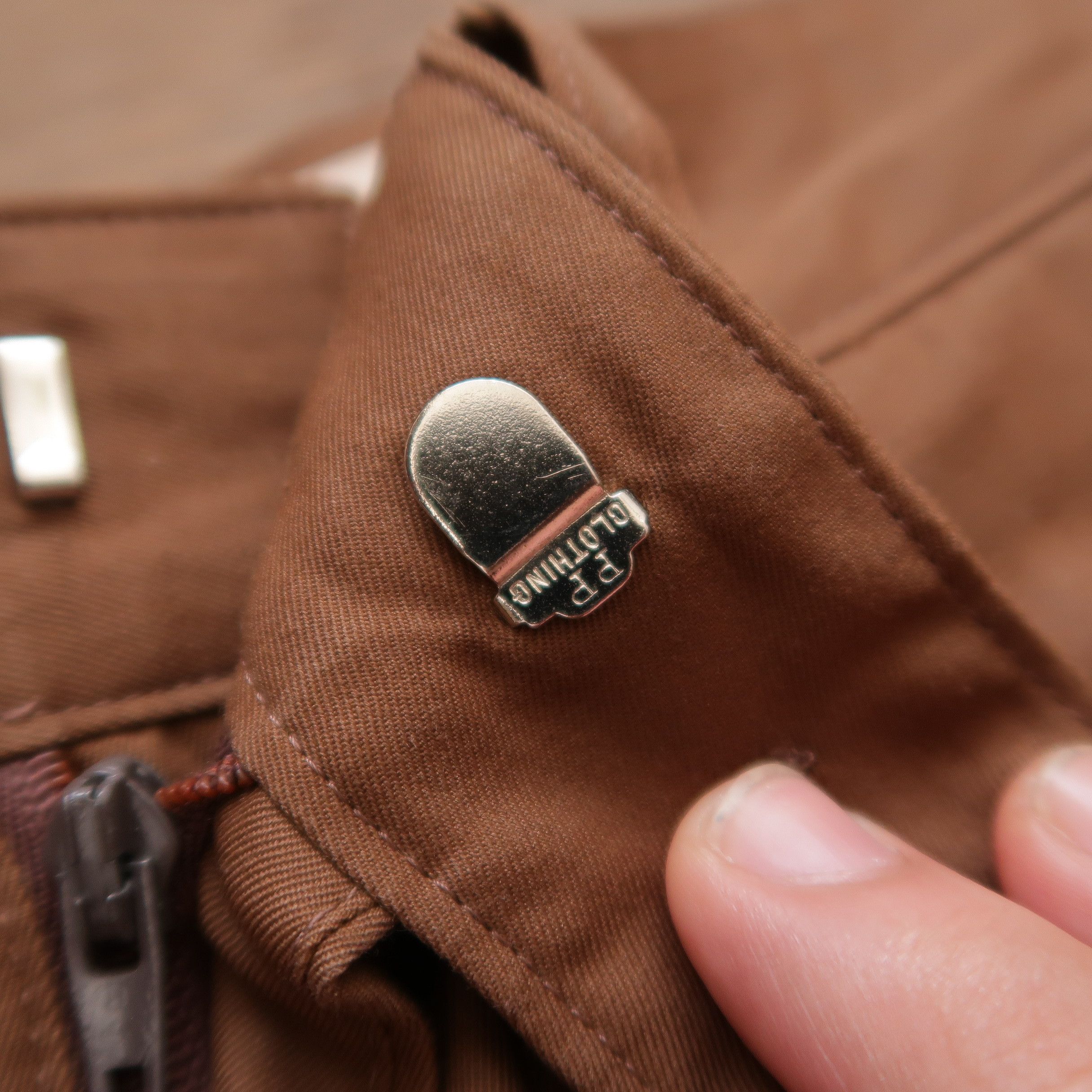 Yves Saint Laurent Vintage 90s Yves Saint Laurent Brown Label Pleated Baggy Size US 29 - 4 Thumbnail