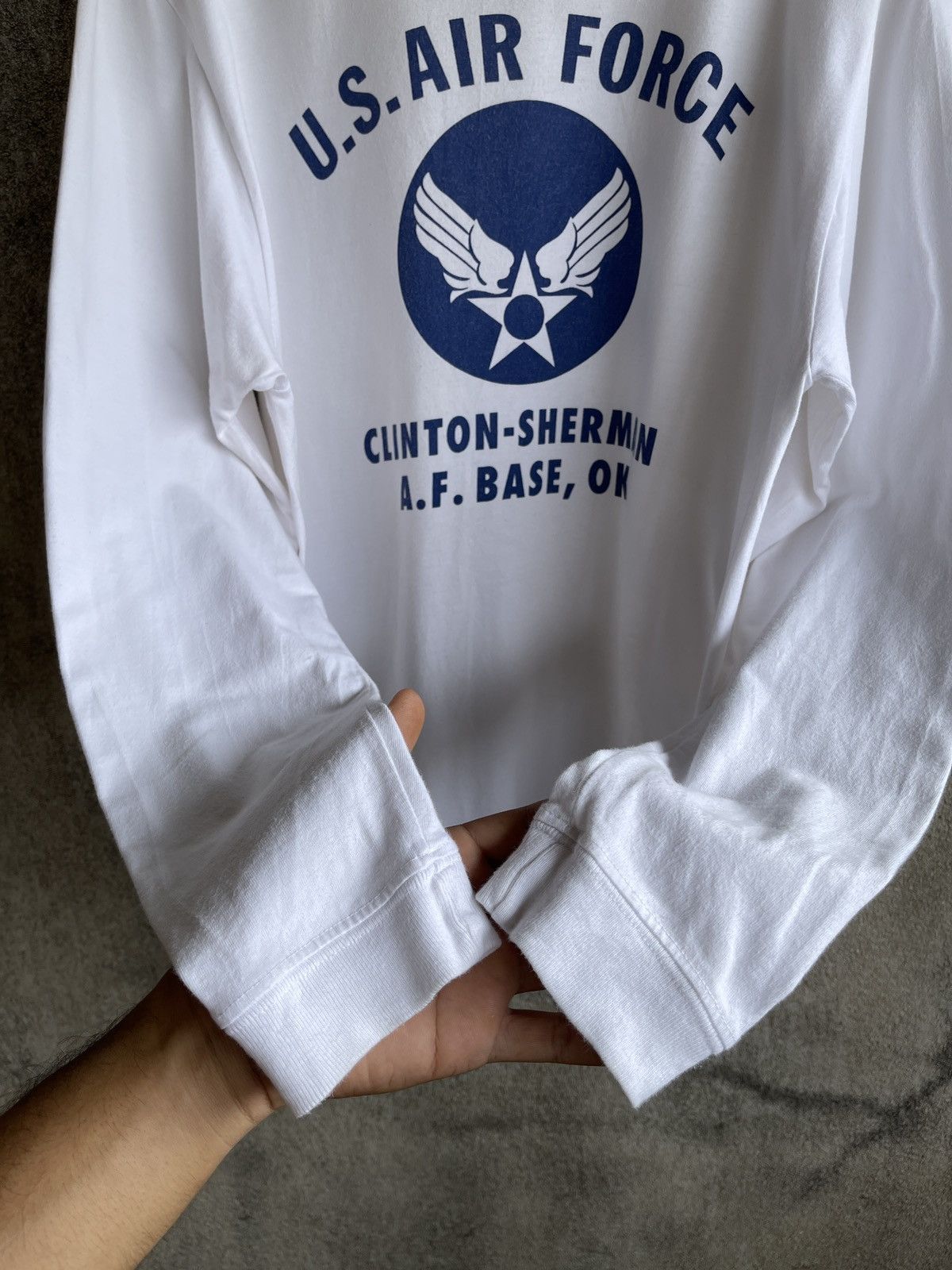 Buzz Rickson's Vintage 80s🔥BUZZ RICKSON🔥USA AIR FORCE Long Sleeve Tshirt Size US L / EU 52-54 / 3 - 3 Thumbnail
