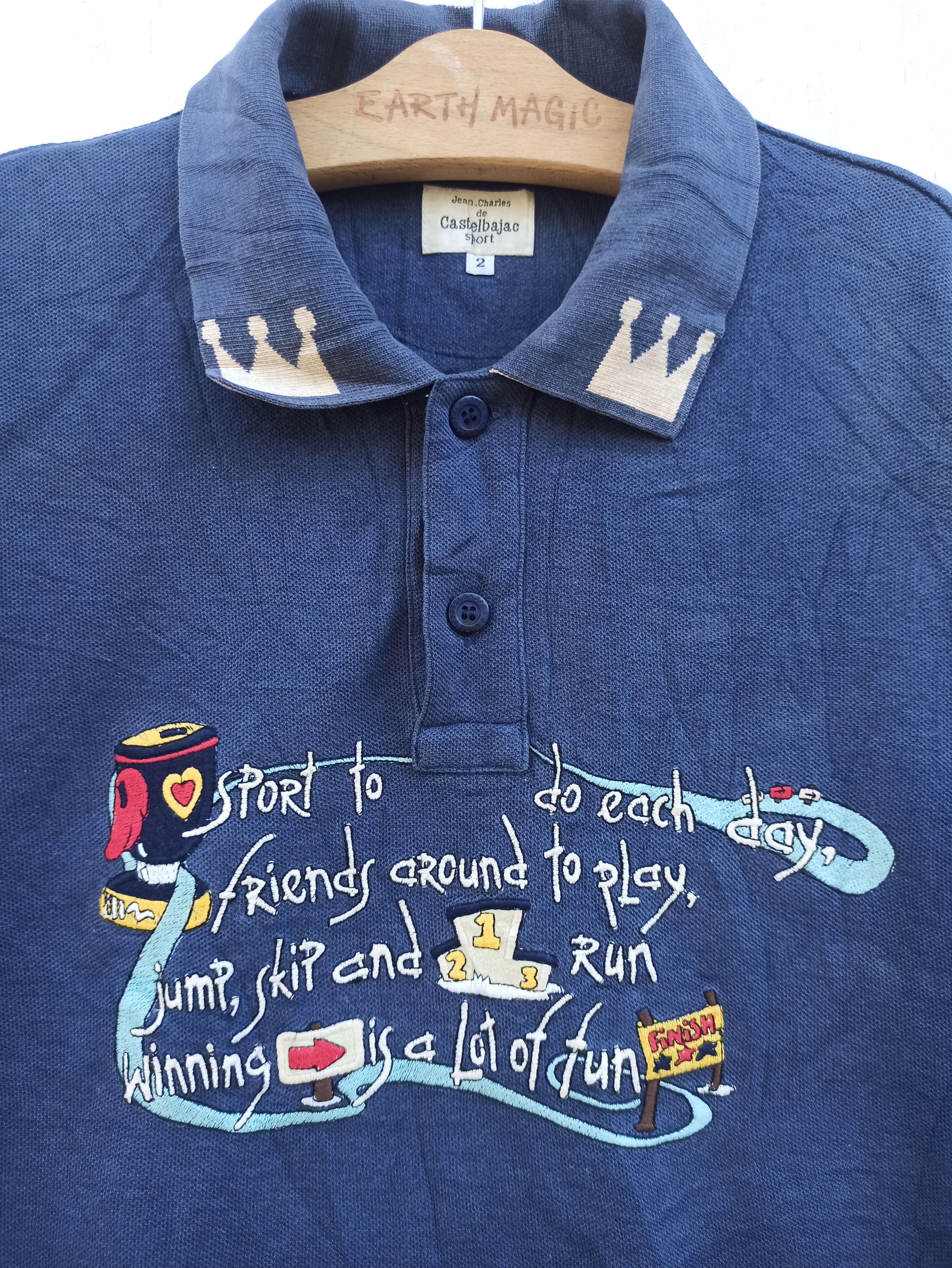 Jean Charles De Castelbajac Vintage Polo Shirt Jean Charles de Castelbajac Size US M / EU 48-50 / 2 - 4 Thumbnail