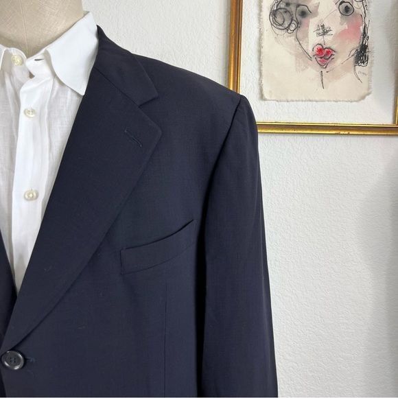 Ermenegildo Zegna Ermenegildo Zegna Soft Wool Men's Blazer Sports Coat Size 50L - 2 Thumbnail