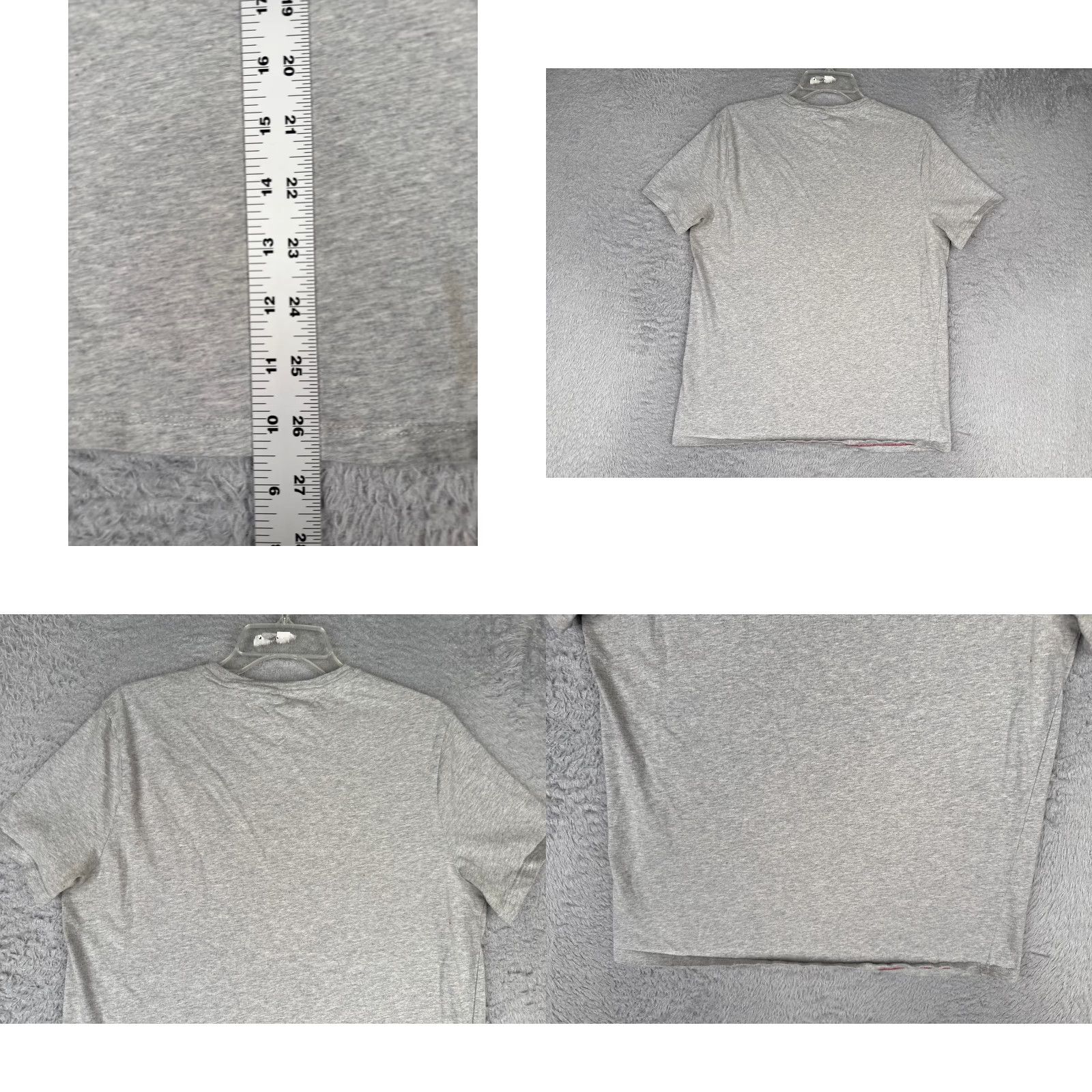 Tommy Hilfiger Tommy Hilfiger Shirt Adult Medium Gray Short Sleeve Crew Neck Pocket Cotton Logo Embroidered Men’s T-Shirt Size US M / EU 48-50 / 2 - 9 Thumbnail