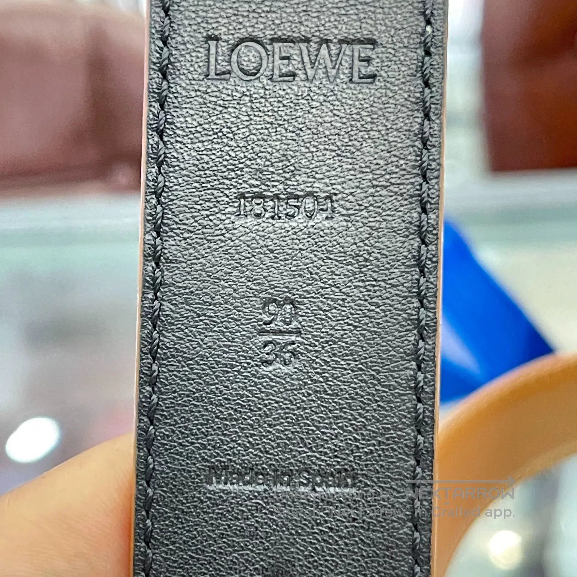 Loewe Loewe Authentic Belt Size 90. Size ONE SIZE - 5 Thumbnail