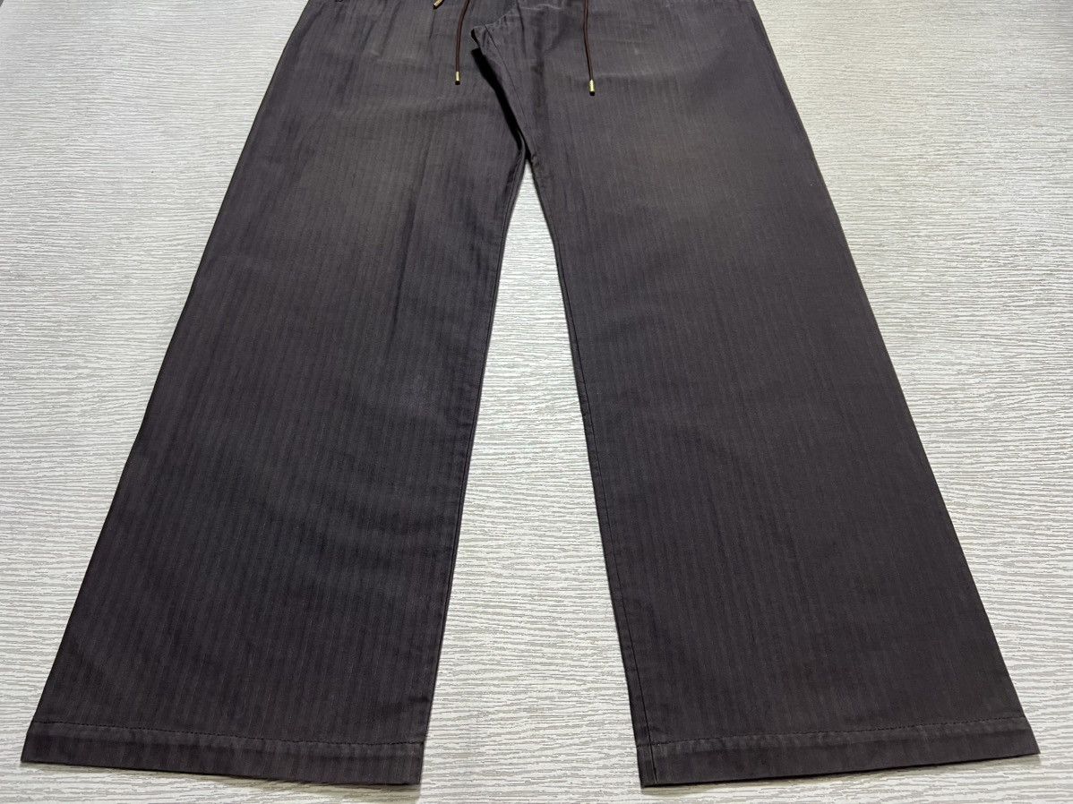 Louis Vuitton Louis Vuitton - Herringbone Stripe Wide Leg Easy Pants Size US 36 / EU 52 - 10 Thumbnail