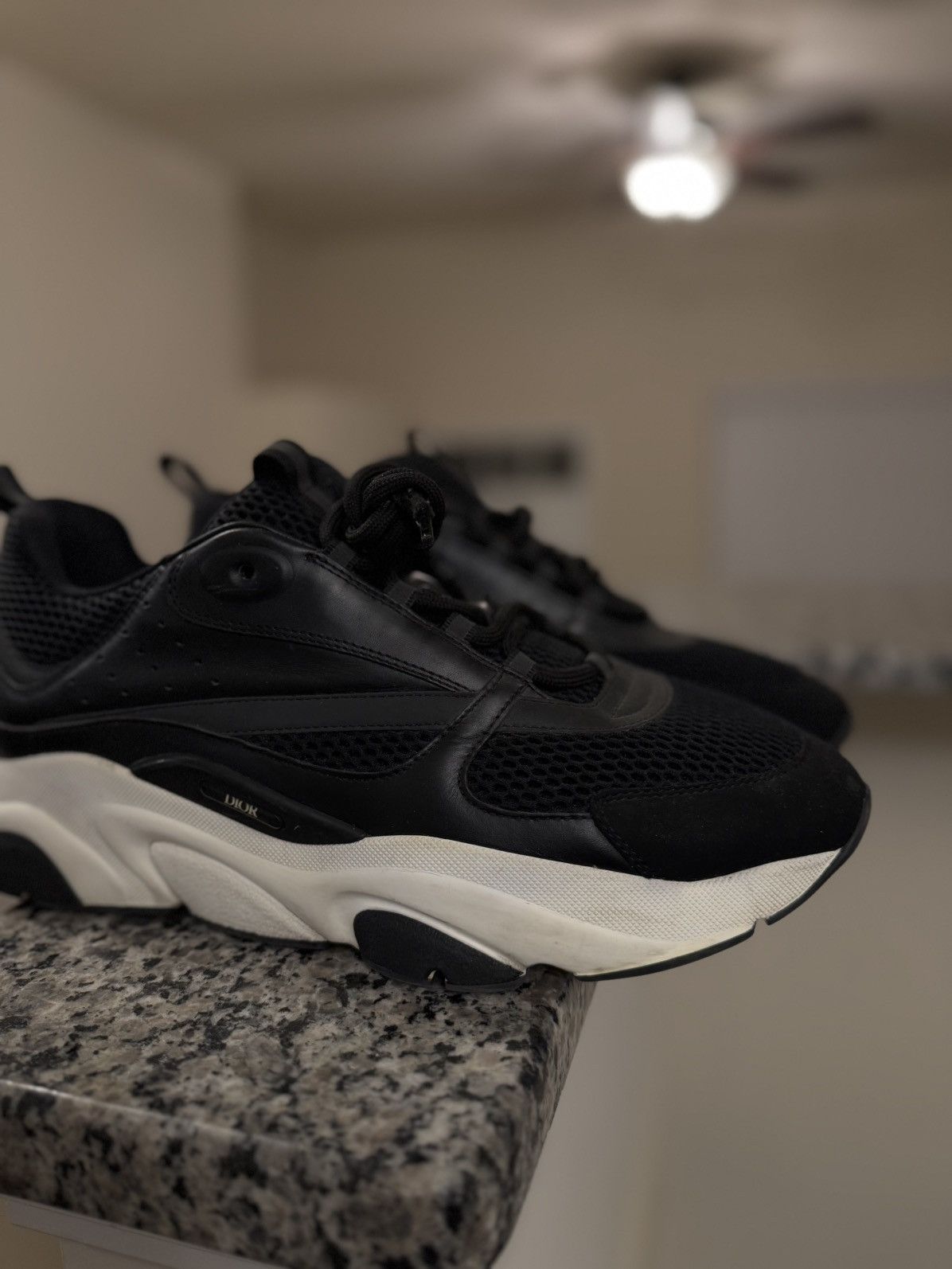 Dior Size 47EU/14US - Dior B22 Black White (Discontinued) Size US 14 / EU 47 - 2 Thumbnail