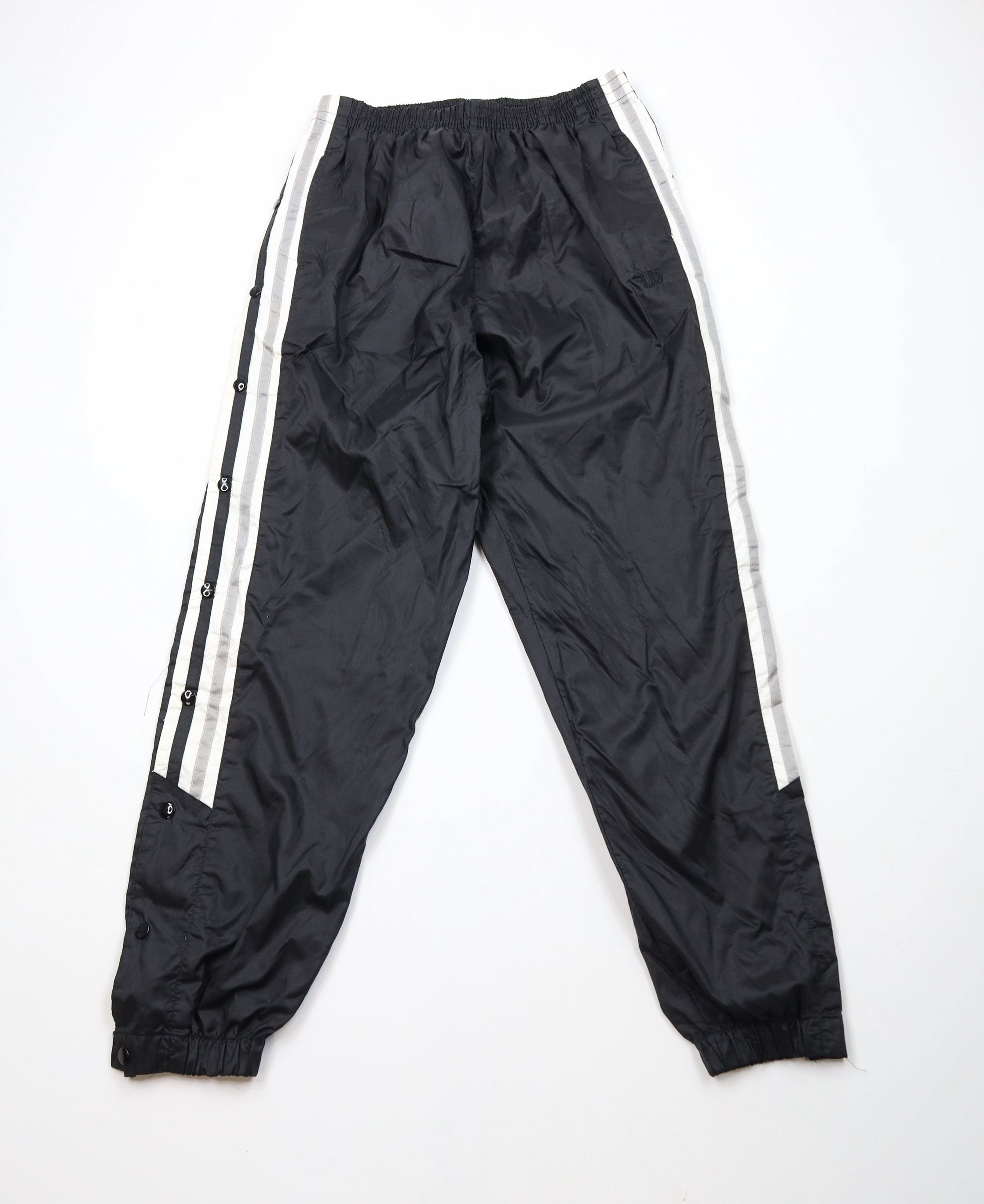 Vintage Vintage 90s Wilson Lined Tearaway Joggers Pants Black Size US 36 / EU 52 - 1 Thumbnail