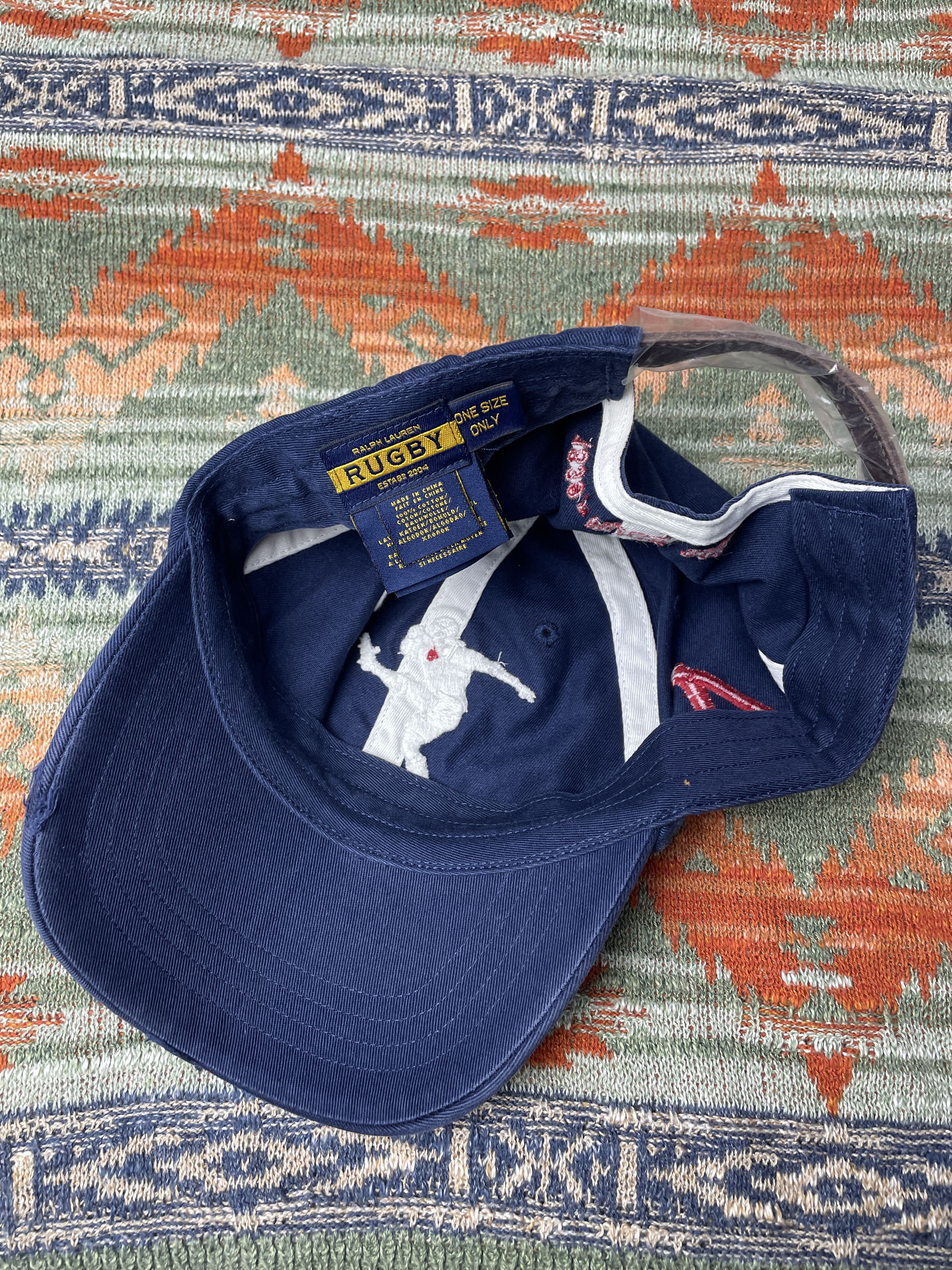 Ralph Lauren × Rugby Ralph Lauren Polo Ralph Lauren Rugby Leather Baseball Hat Cap Size ONE SIZE - 5 Thumbnail