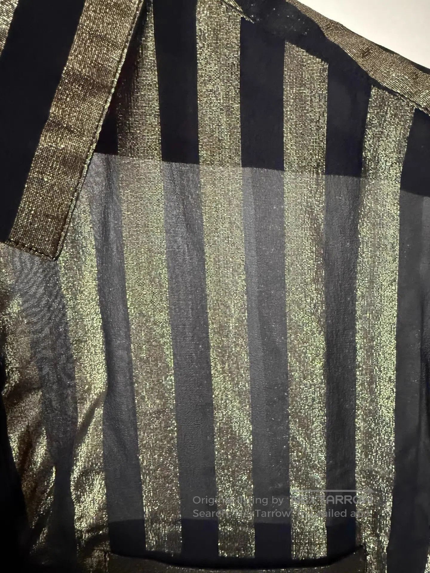 Saint Laurent Paris Multi Striped Short Sleeve Button-Up Shirt. Size US L / EU 52-54 / 3 - 4 Thumbnail