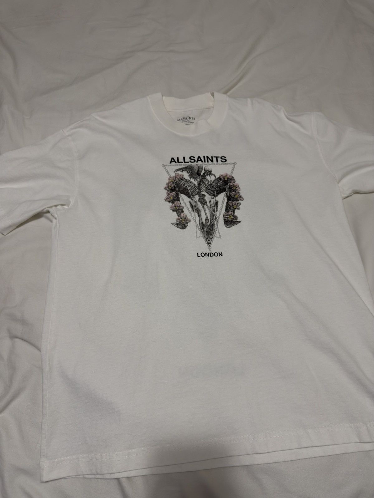 Allsaints Allsaints tshirt white Size US S / EU 44-46 / 1 - 1 Thumbnail
