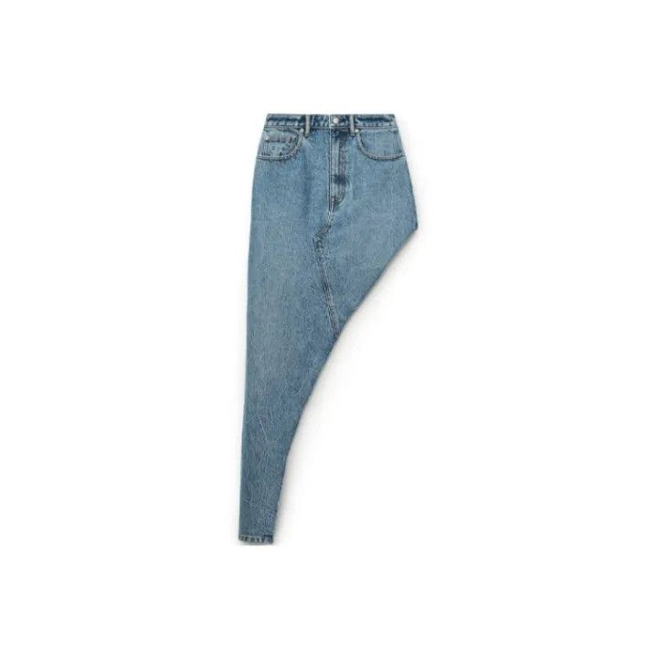 Alexander Wang Alexander Wang Vintage Asymmetrical Denim Skirt 0079 Size 24" / US 00 / IT 34 - 1 Thumbnail