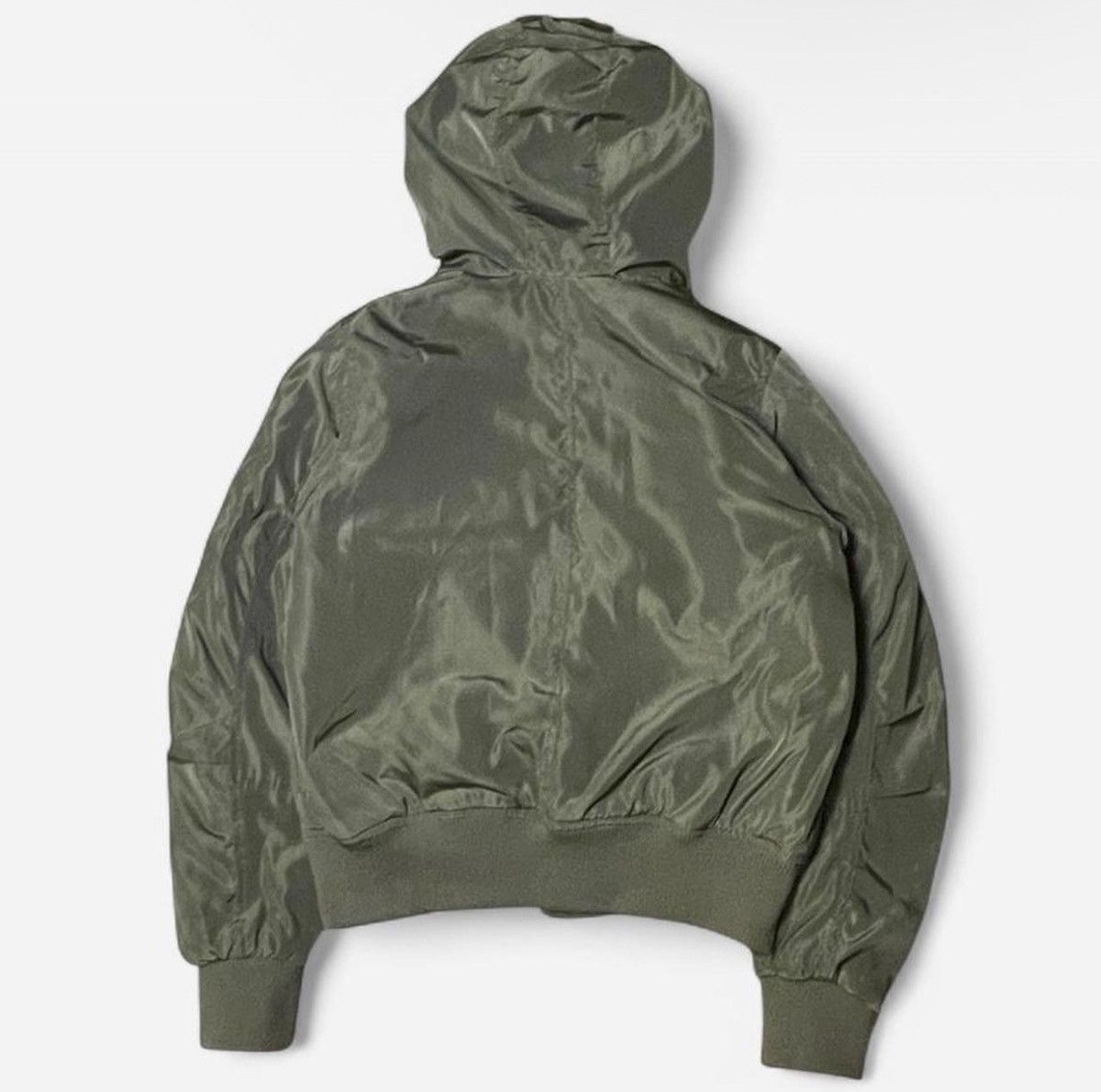 Entire Studios Green Bomber Jacket w Fur Hood Size US S / EU 44-46 / 1 - 2 Thumbnail