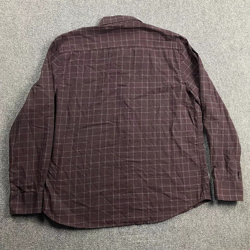 Toscano Toscano Shirt Men's Extra Large Button Up Window Pane Check Size US XL / EU 56 / 4 - 3 Thumbnail