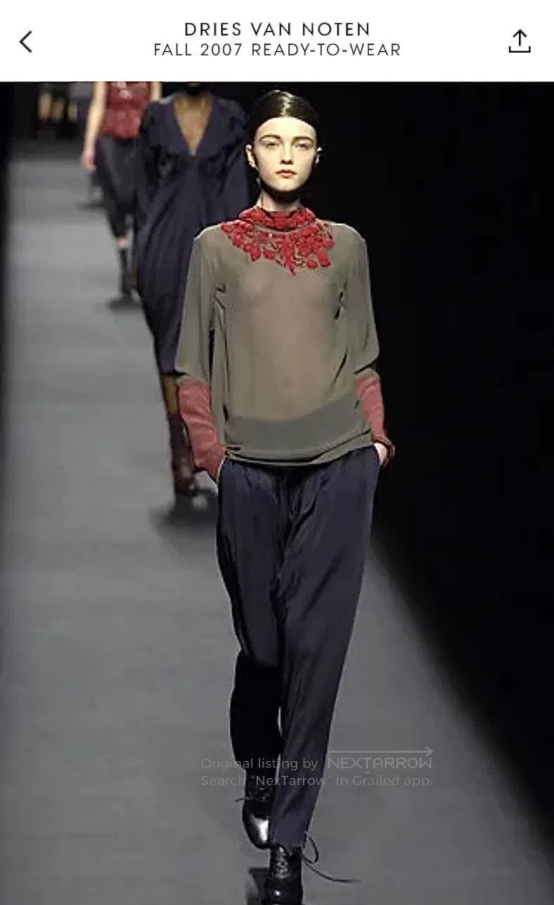 Dries Van Noten Dries Van Noten Hand Beaded Shirt Top Size S / US 4 / IT 40 - 9 Thumbnail
