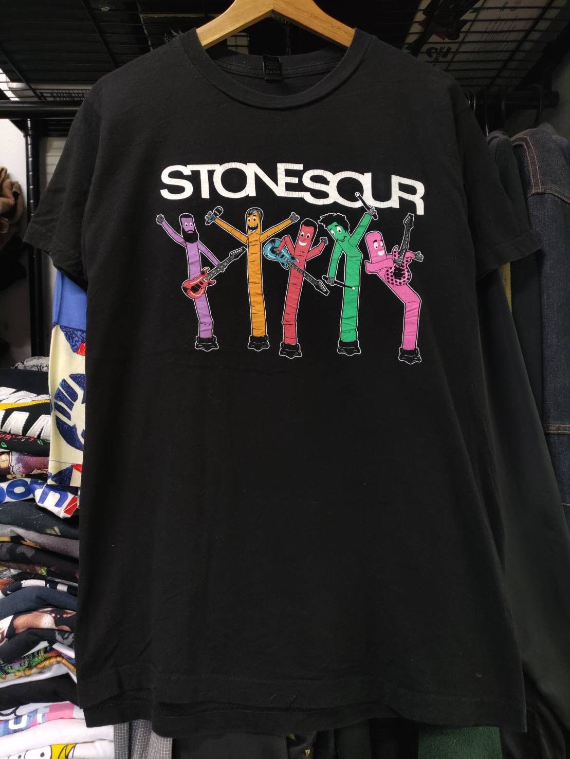 Band Tees Stone Sour " Fabuless Crew " Single Promo T-Shirt Size US M / EU 48-50 / 2 - 2 Thumbnail