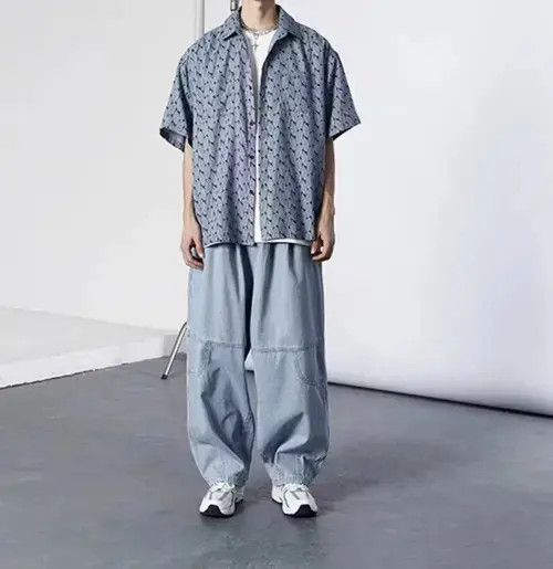 Japanese Brand 21SS Indigo Union Japan Light Blue Denim Carrot Pants Size US 32 / EU 48 - 3 Thumbnail