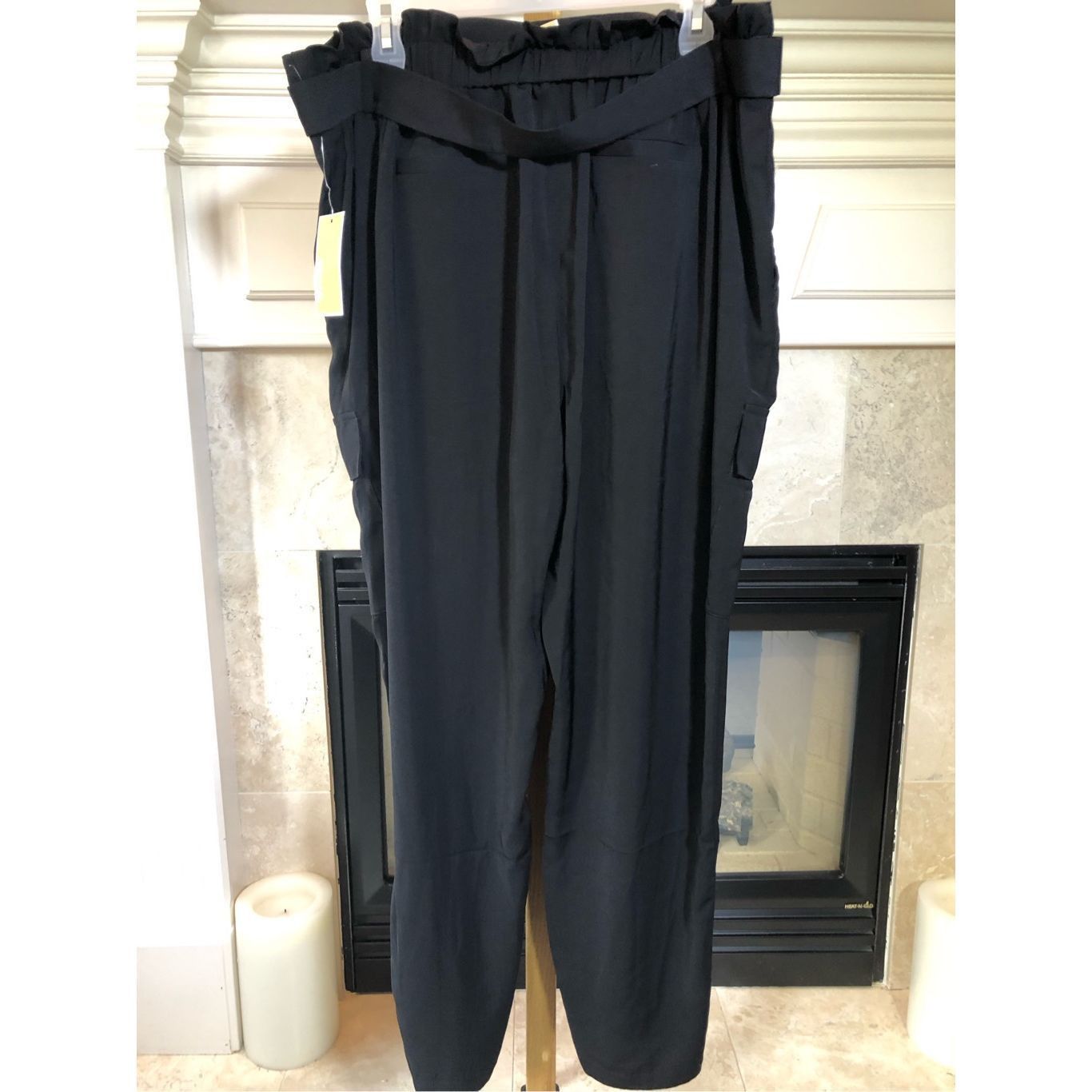 Michael Kors Michael Kors Women’s Black Jogger Style Cargo Pants Size XL Size 38" / US 16 / IT 52 - 2 Thumbnail