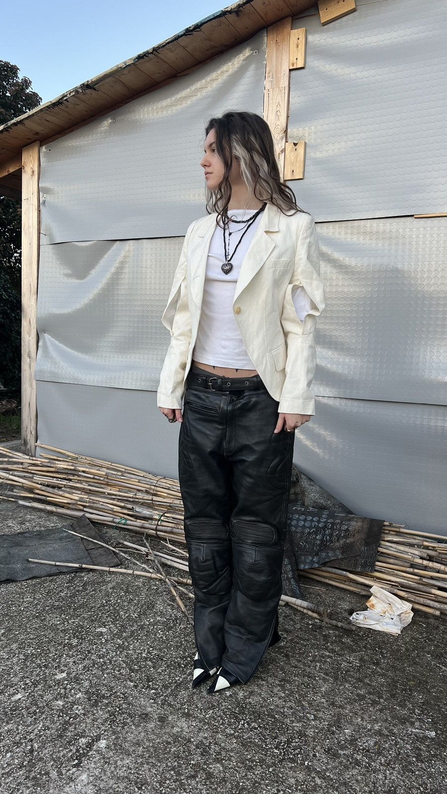 Ann Demeulemeester Ann demeulemeester blazer deconstructed biker jacket Size S / US 4 / IT 40 - 12 Thumbnail