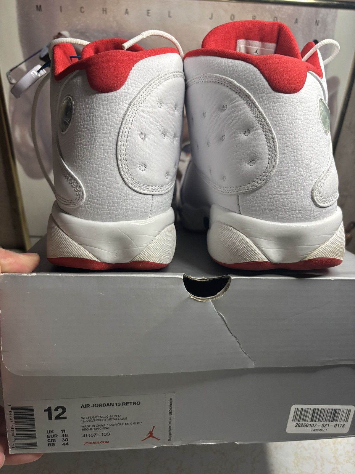 Jordan Brand Air Jordan 13 Retro history of flight Size US 12 / EU 45 - 7 Thumbnail